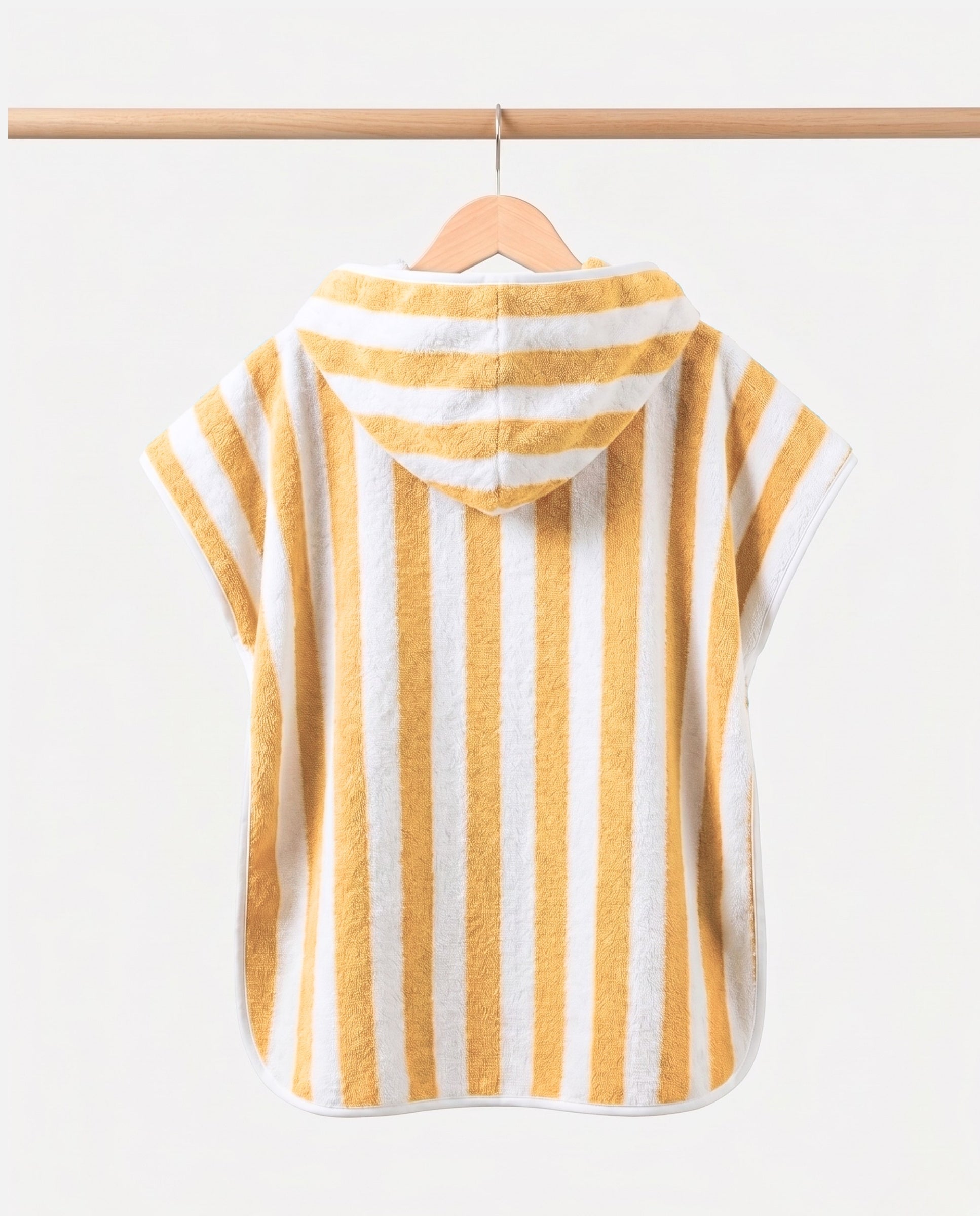 PONCHO TERRY KIDS - Rayas Amarillo