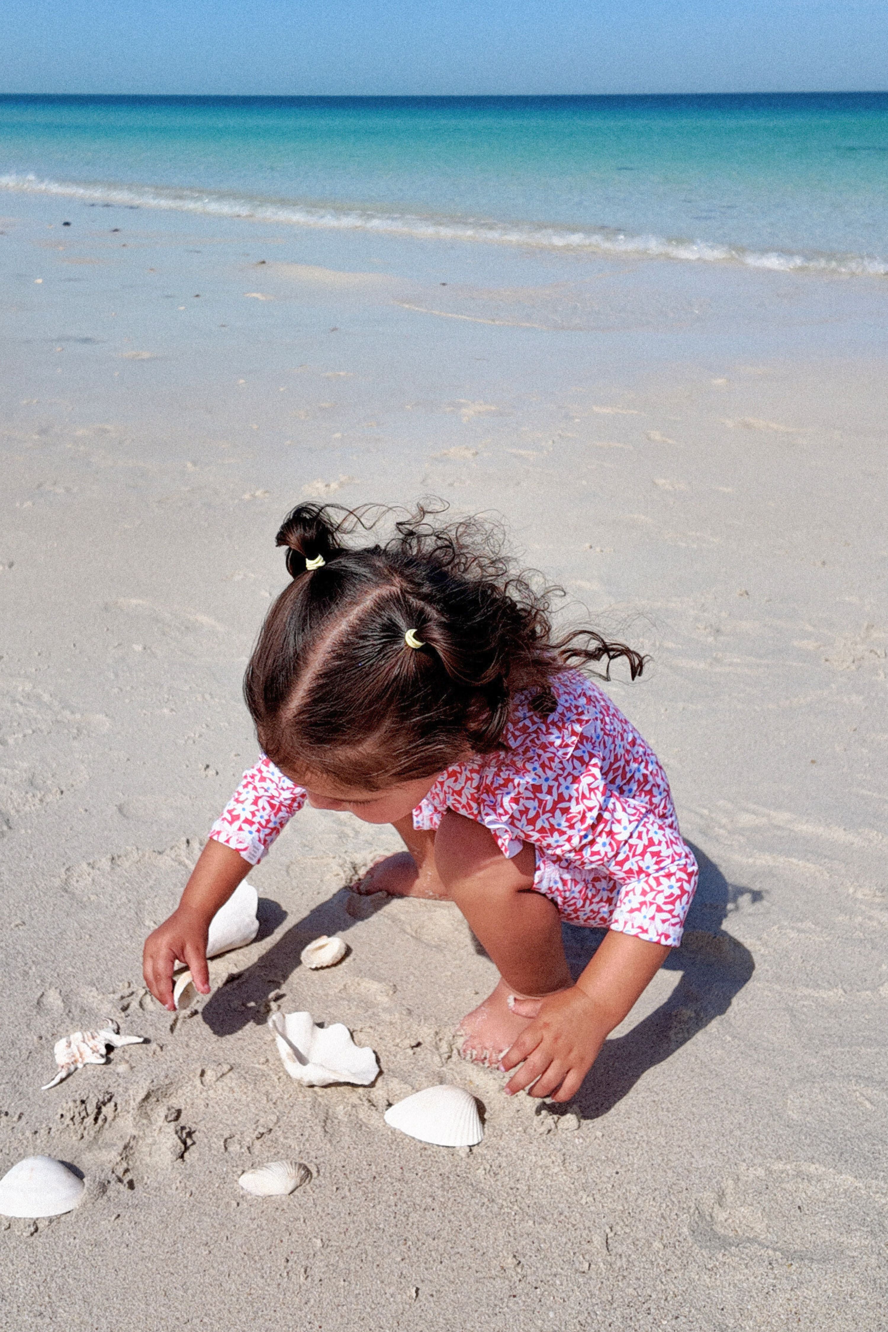 BAÑADOR BEBÉ - VOLANTES - Floral Ditsy