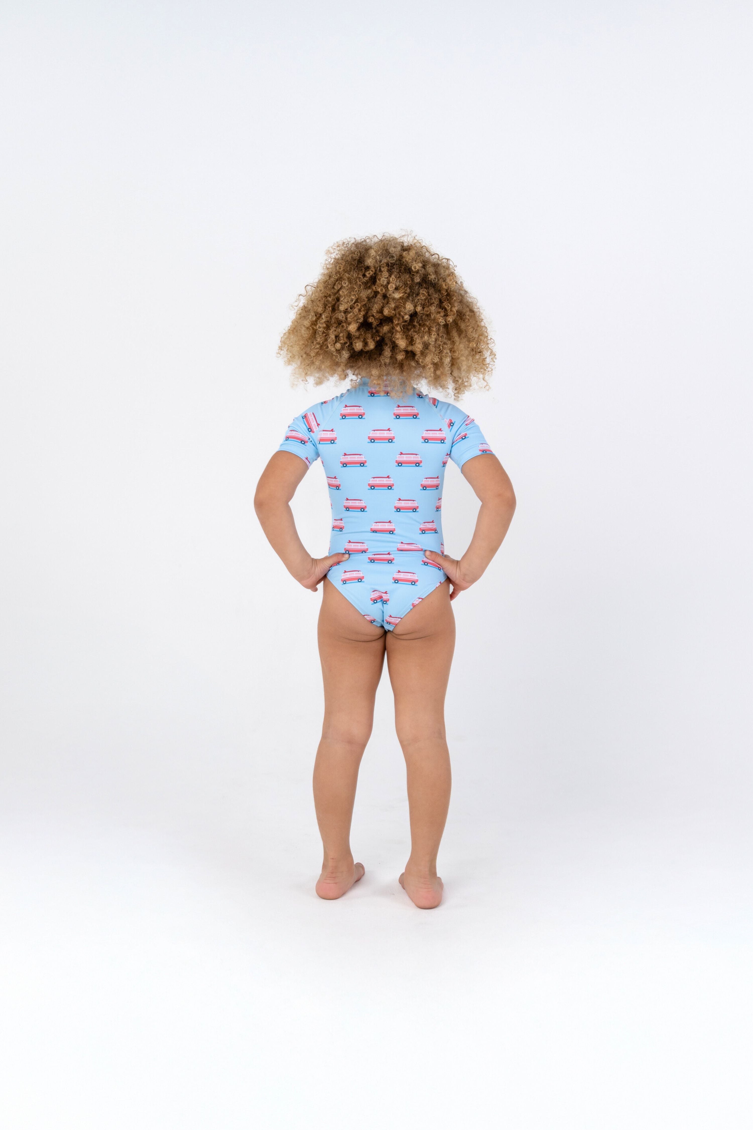 FATO DE BANHO MENINA MANGA CURTA - Beach Vans