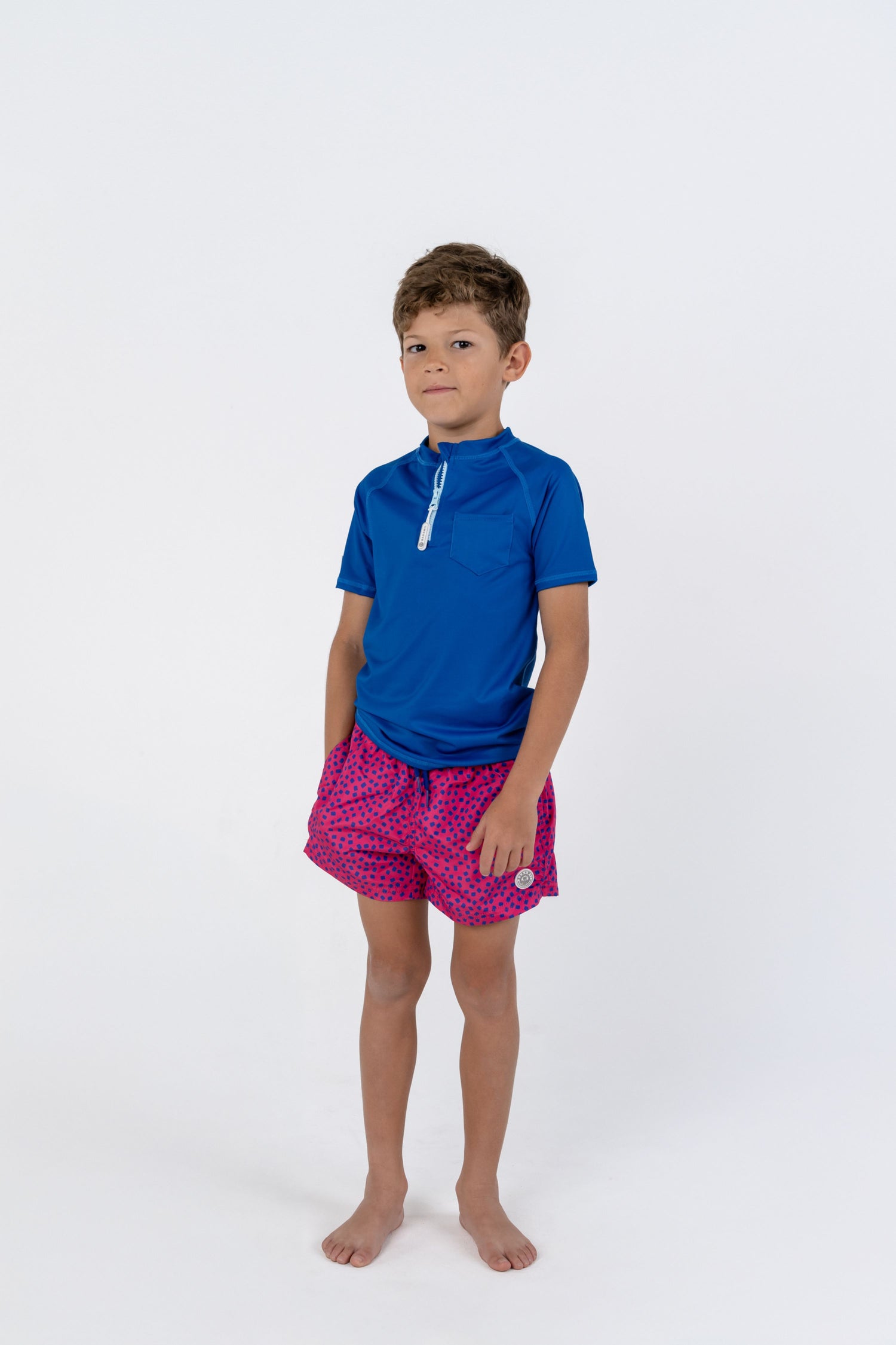 T-SHIRT UV MENINO - MANGA CURTA - Deep Blue
