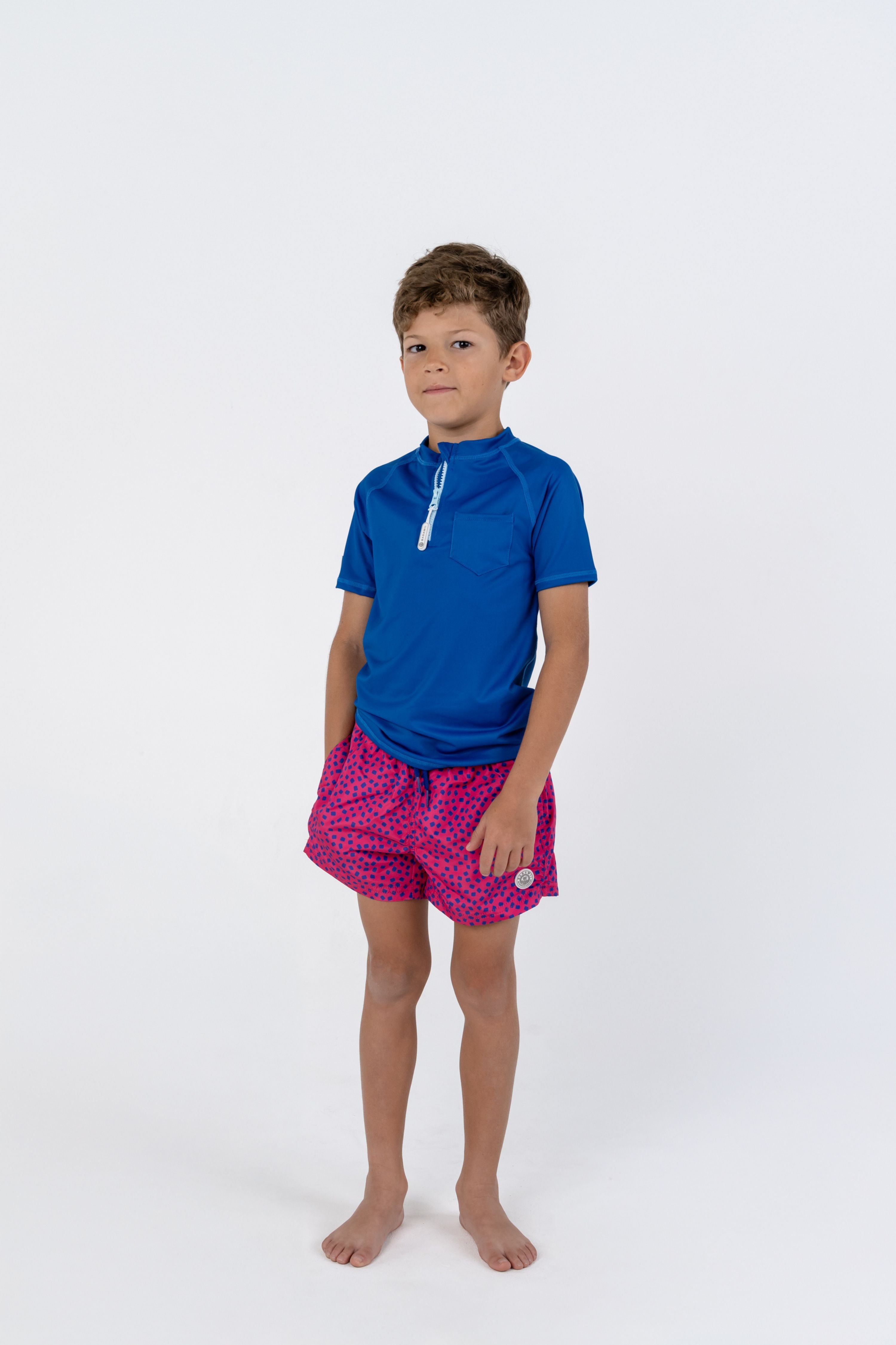 CAMISETA UV NIÑO - MANGA CORTA - Deep Blue