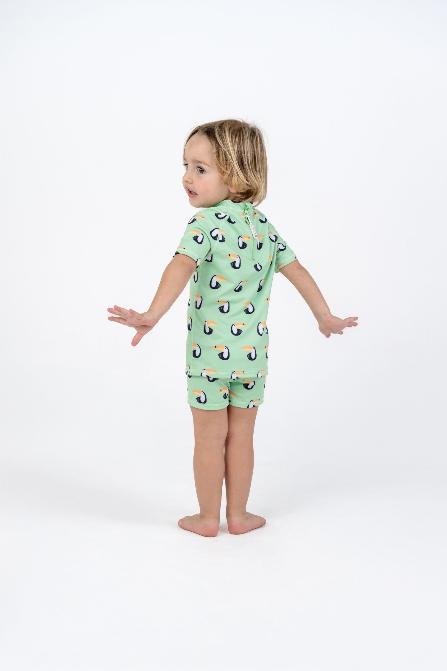 FATO DE BANHO INFANTIL 2 PEÇAS - Toucan Paradise