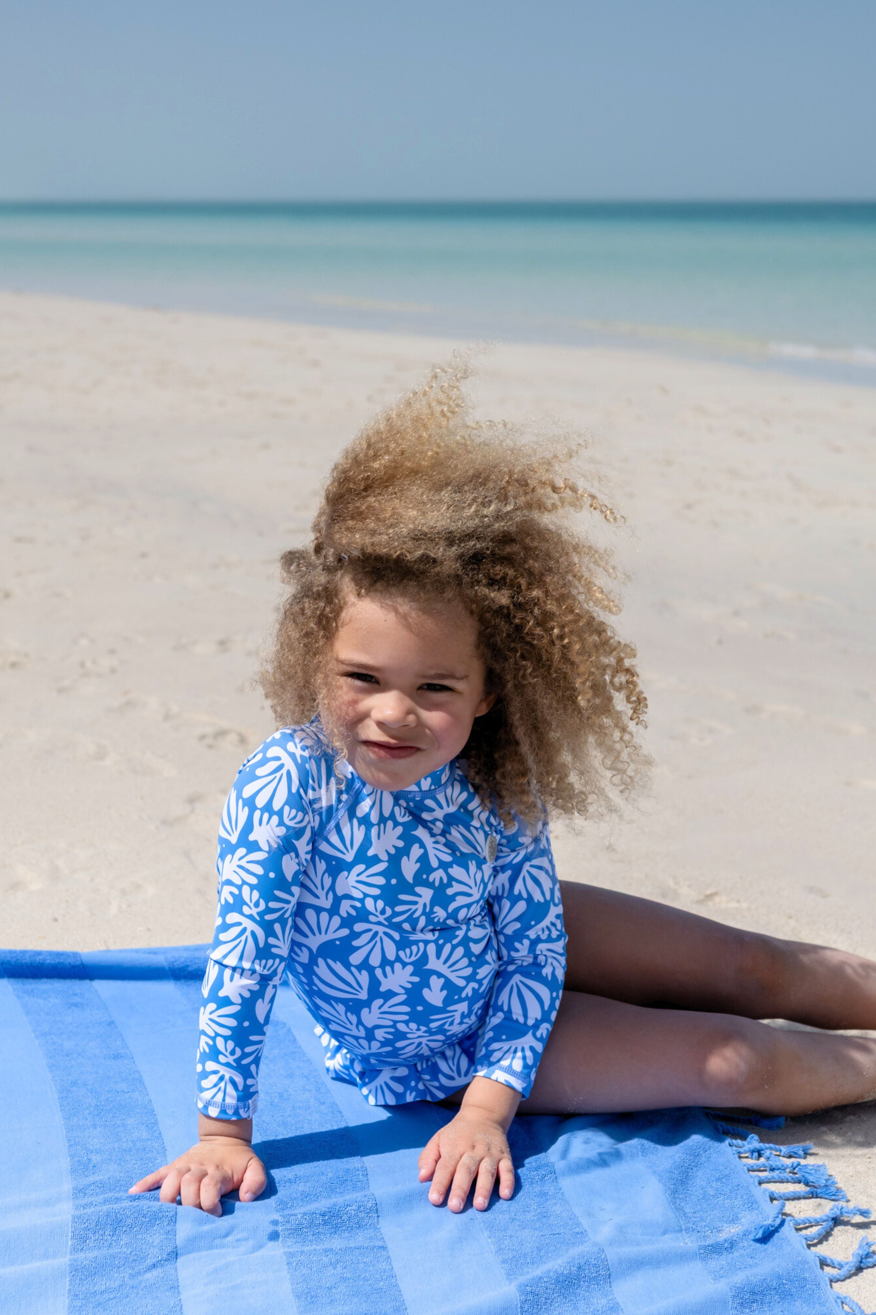 BEACH TOWEL - Blue