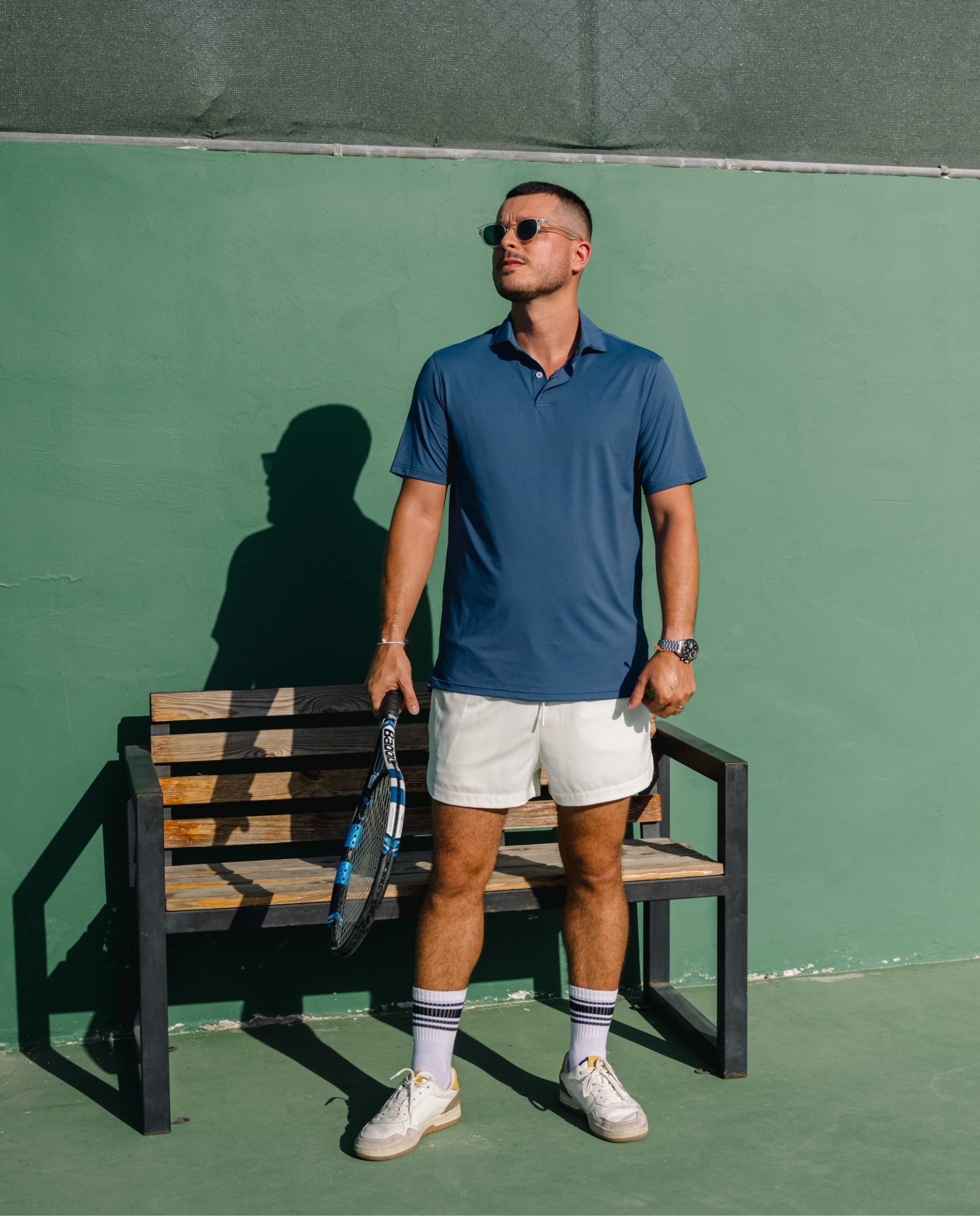 POLO ACTIVE+ HOMBRE - Azul Marino