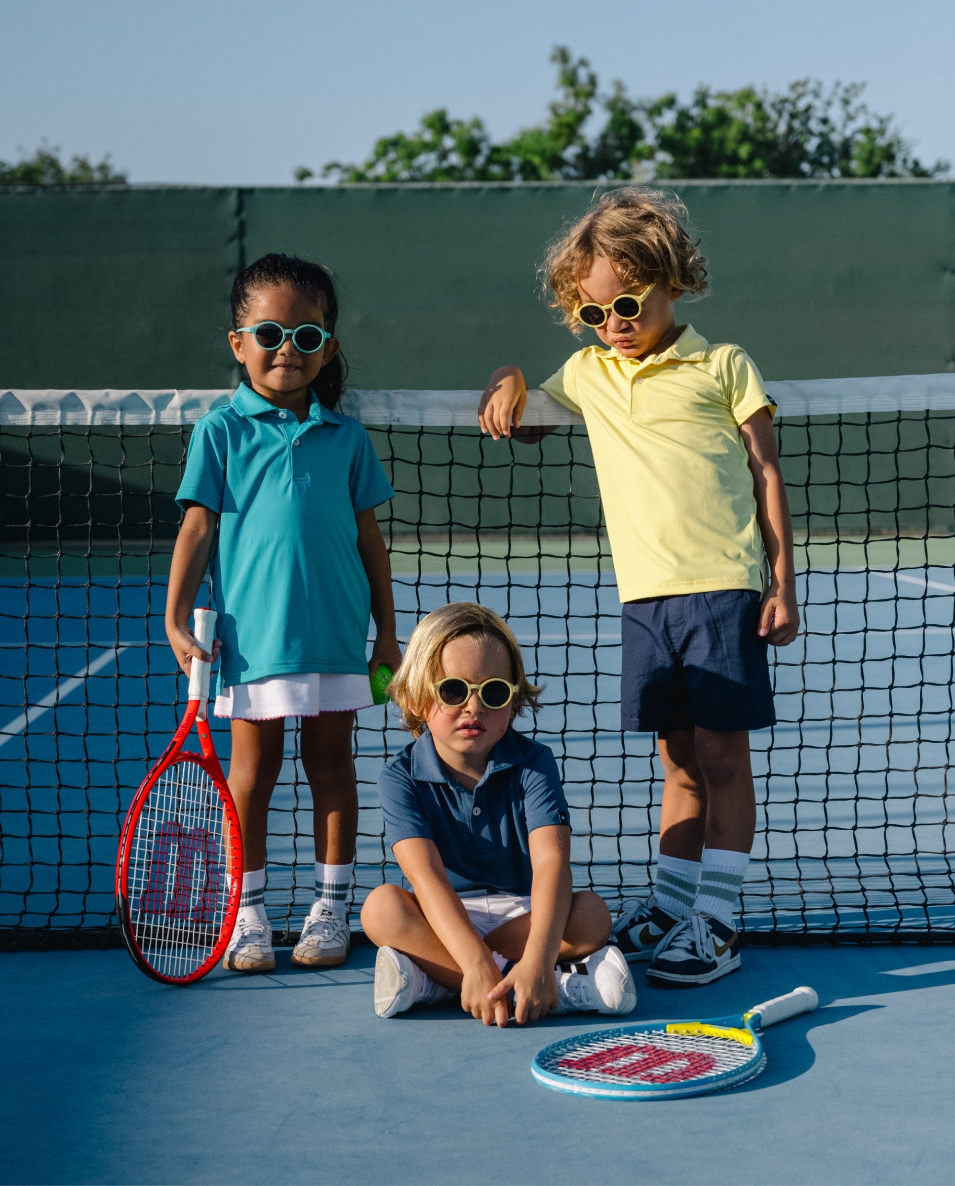 POLO ACTIVE+ NIÑOS - Azul Marino