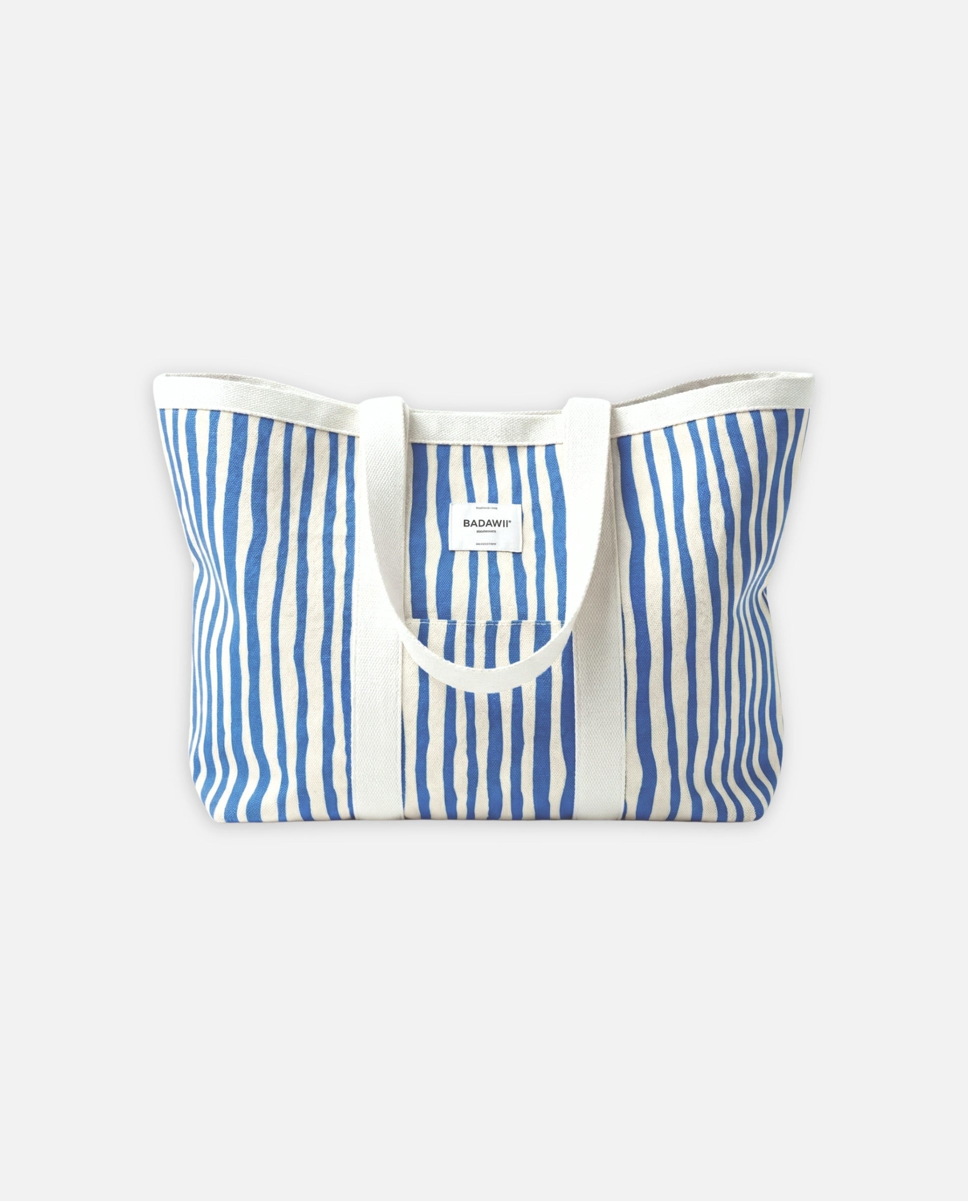 BOLSO DE PLAYA - Blue Stripes