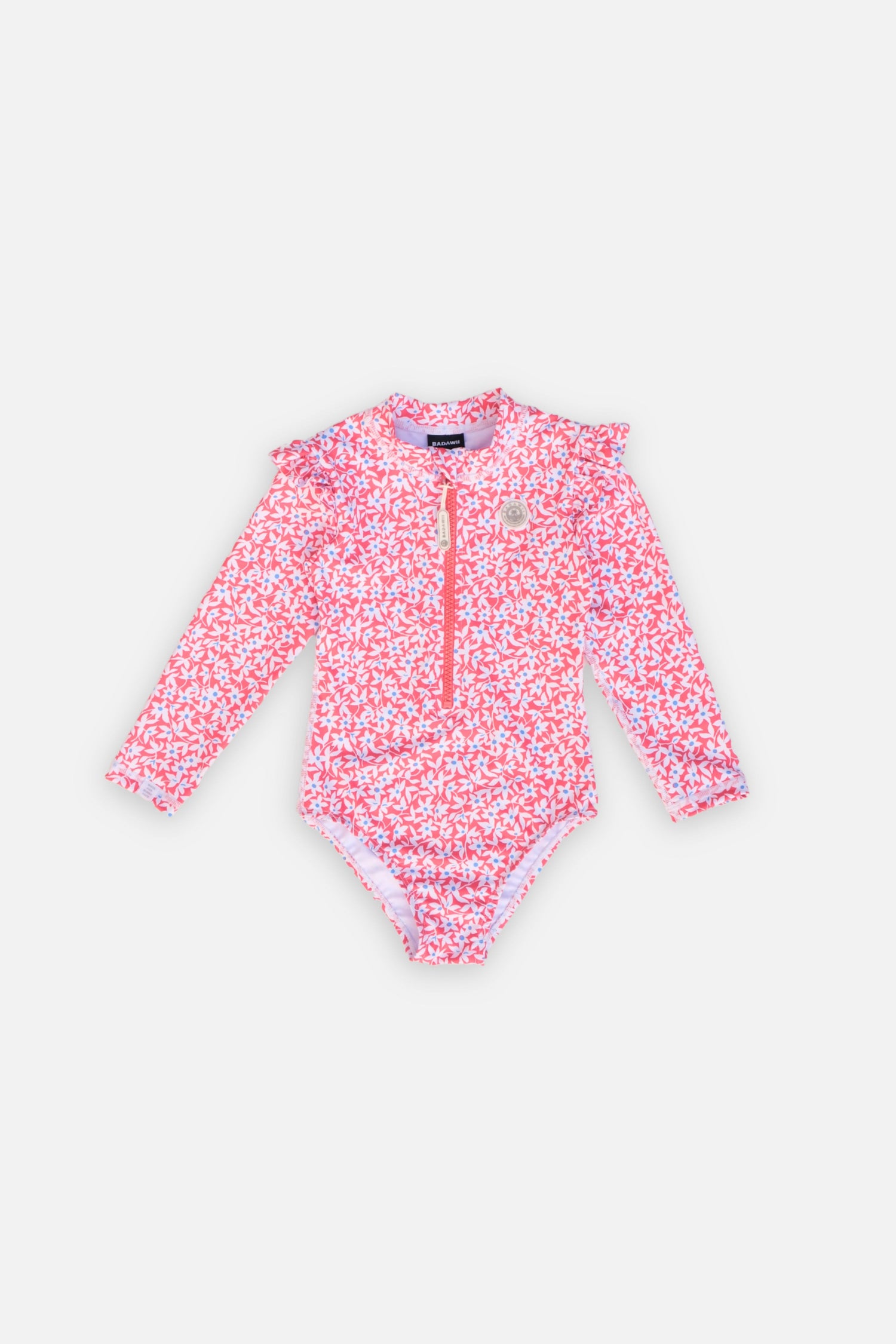 FATO DE BANHO MENINA - BABADOS - Floral miúdo