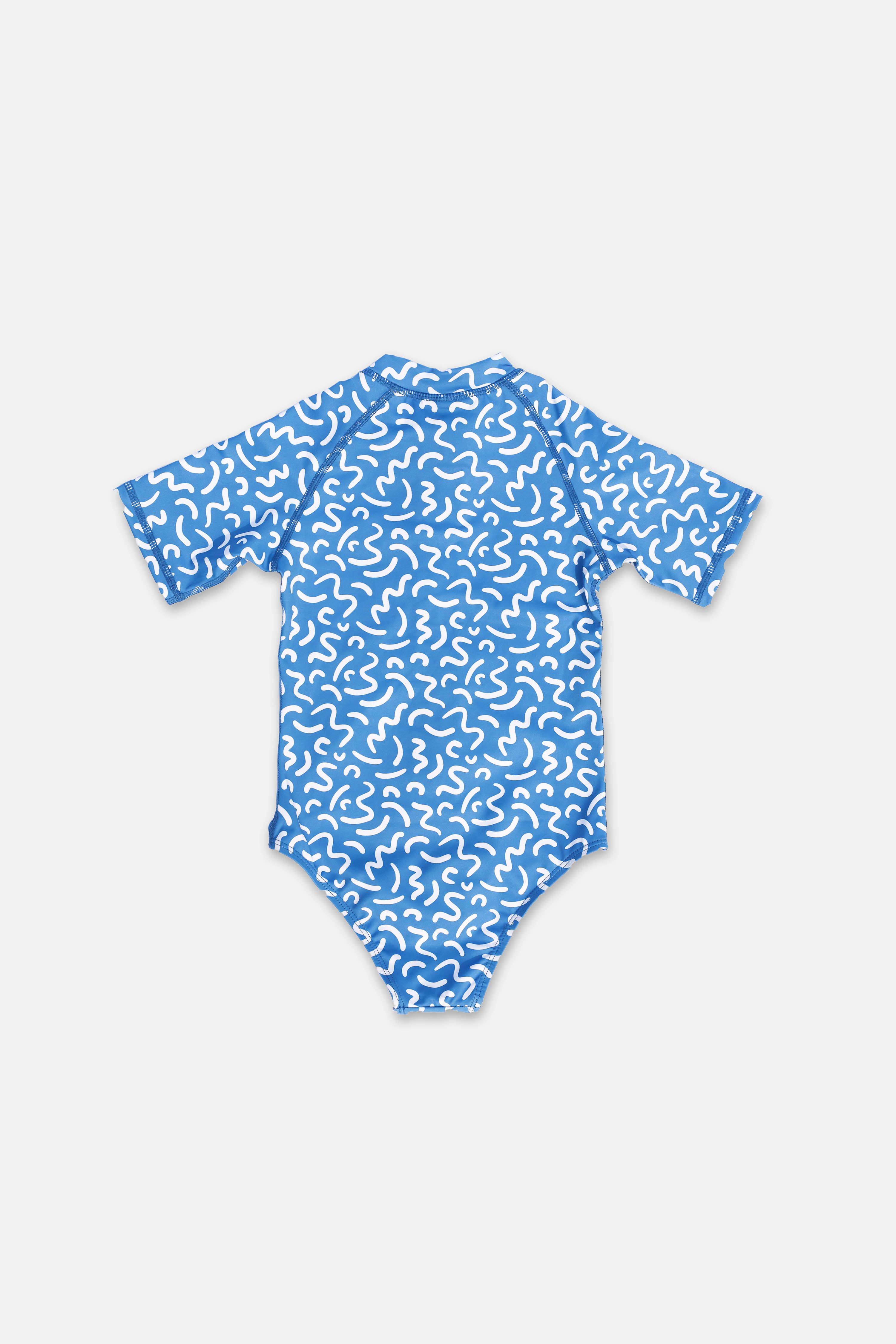 Bañador niña Anti UV manga corta - Ocean Vibes