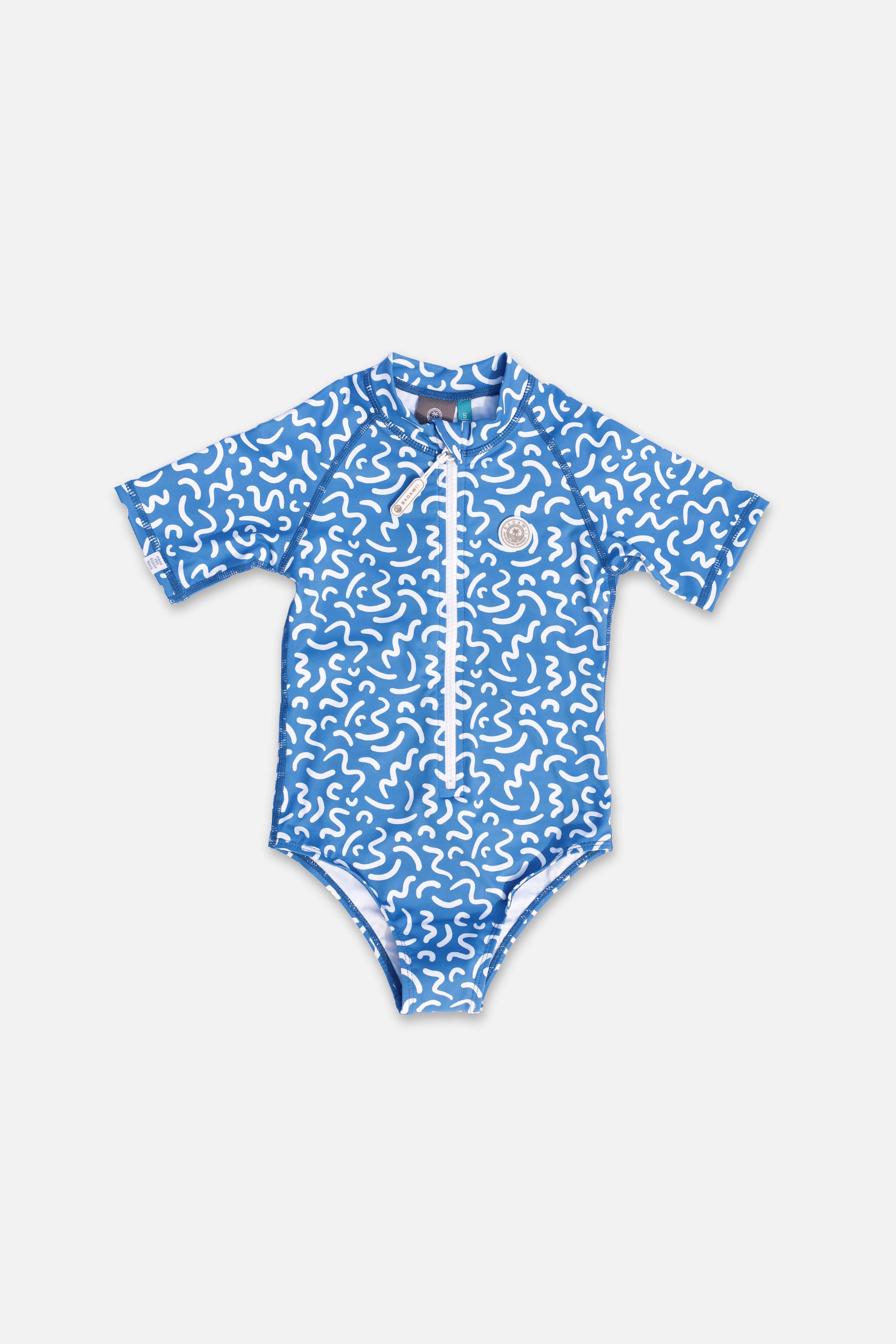 Bañador niña Anti UV manga corta - Ocean Vibes