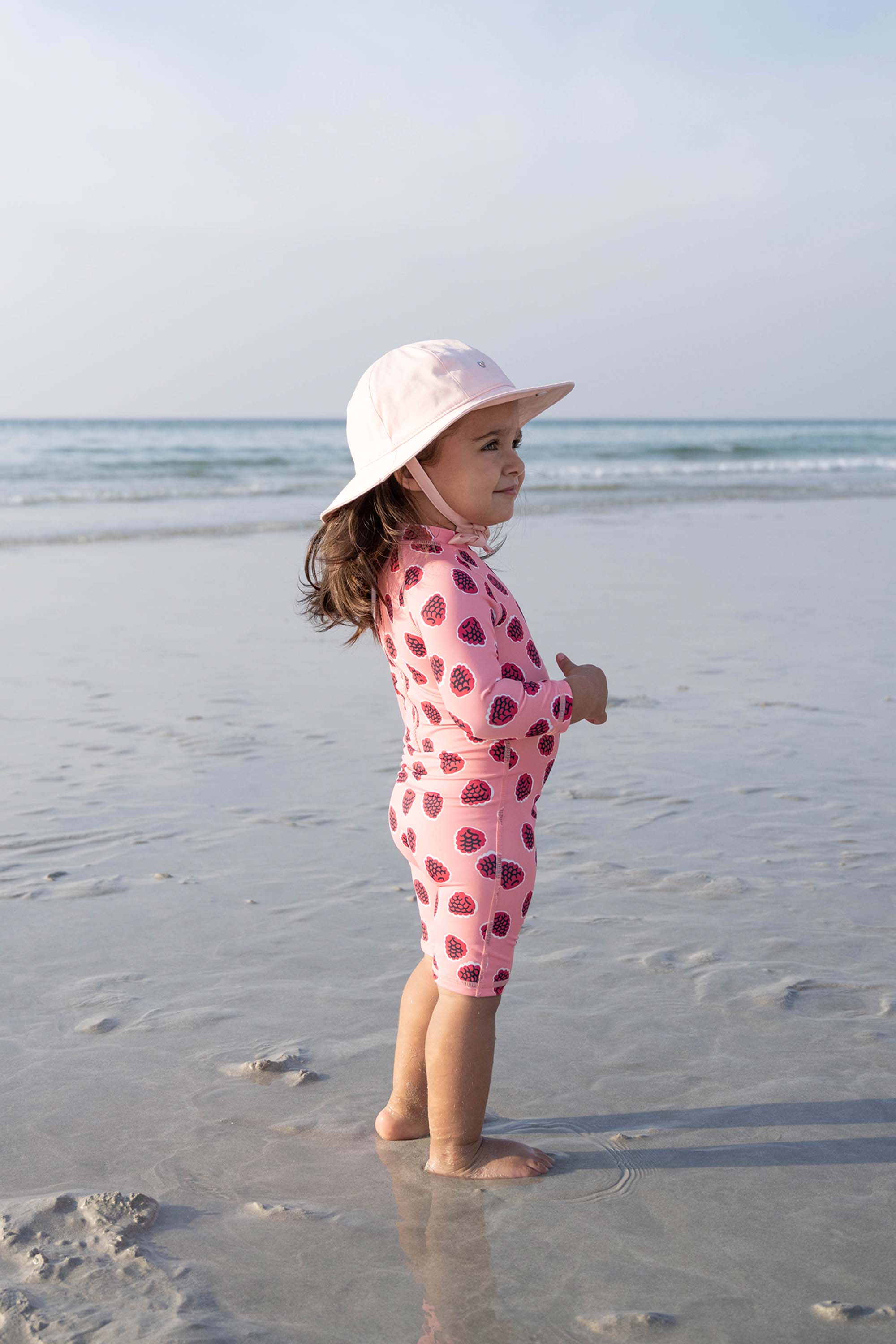 Gorro Anti UV bebe/niño - Rosa