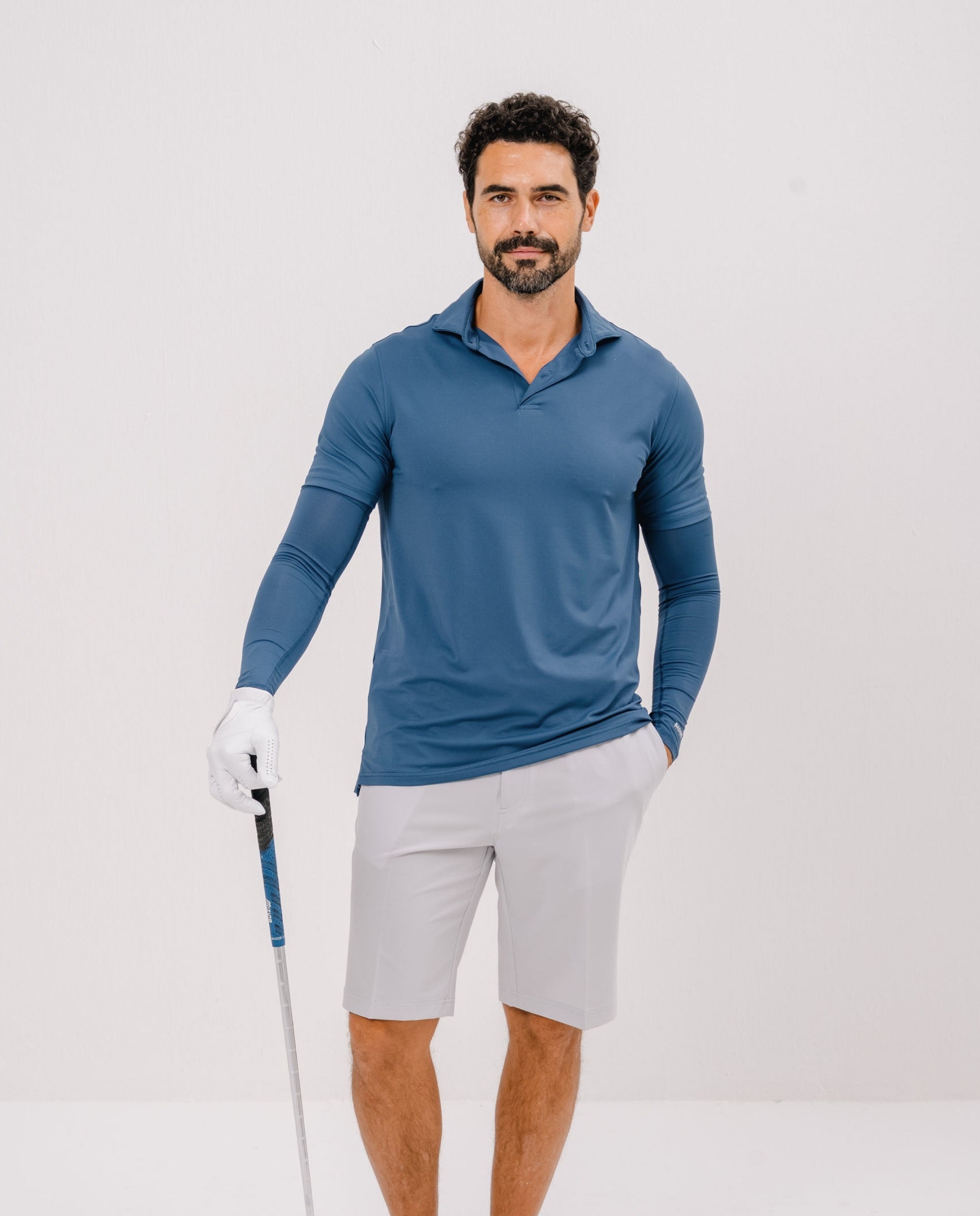 MANGAS DEPORTIVAS HOMBRE - Azul Marino