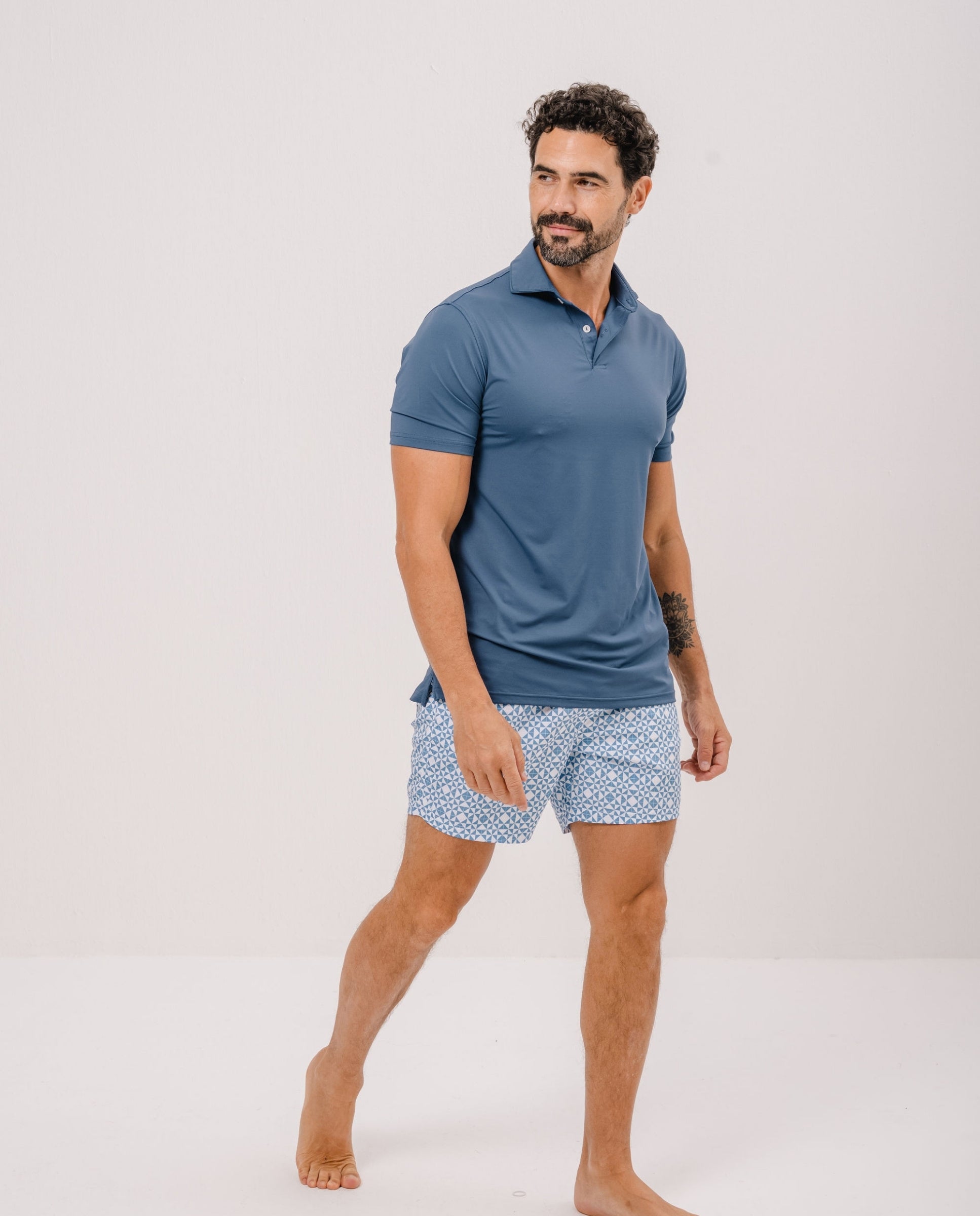 POLO ACTIVE+ HOMBRE - Azul Marino