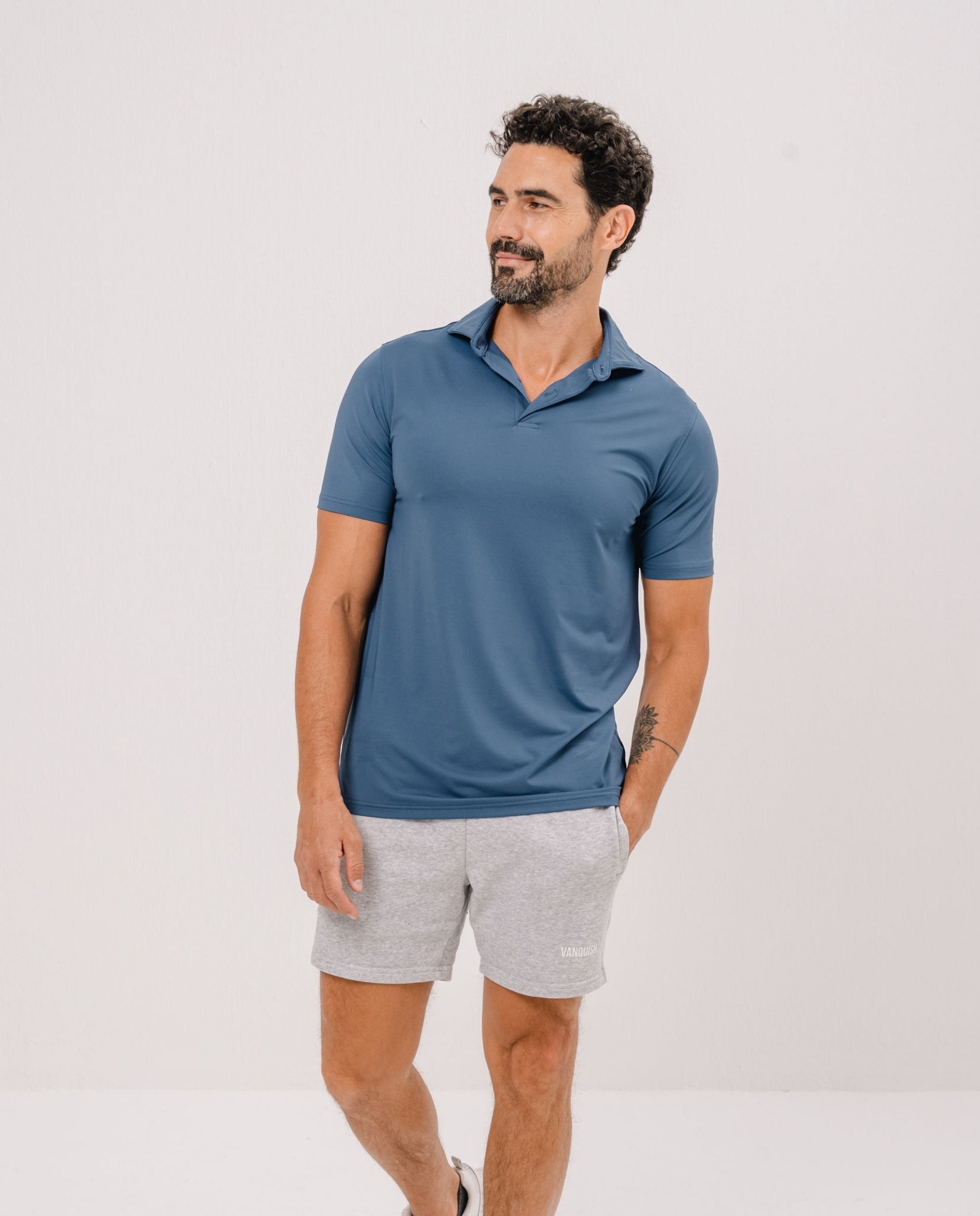 POLO ACTIVE+ HOMBRE - Azul Marino