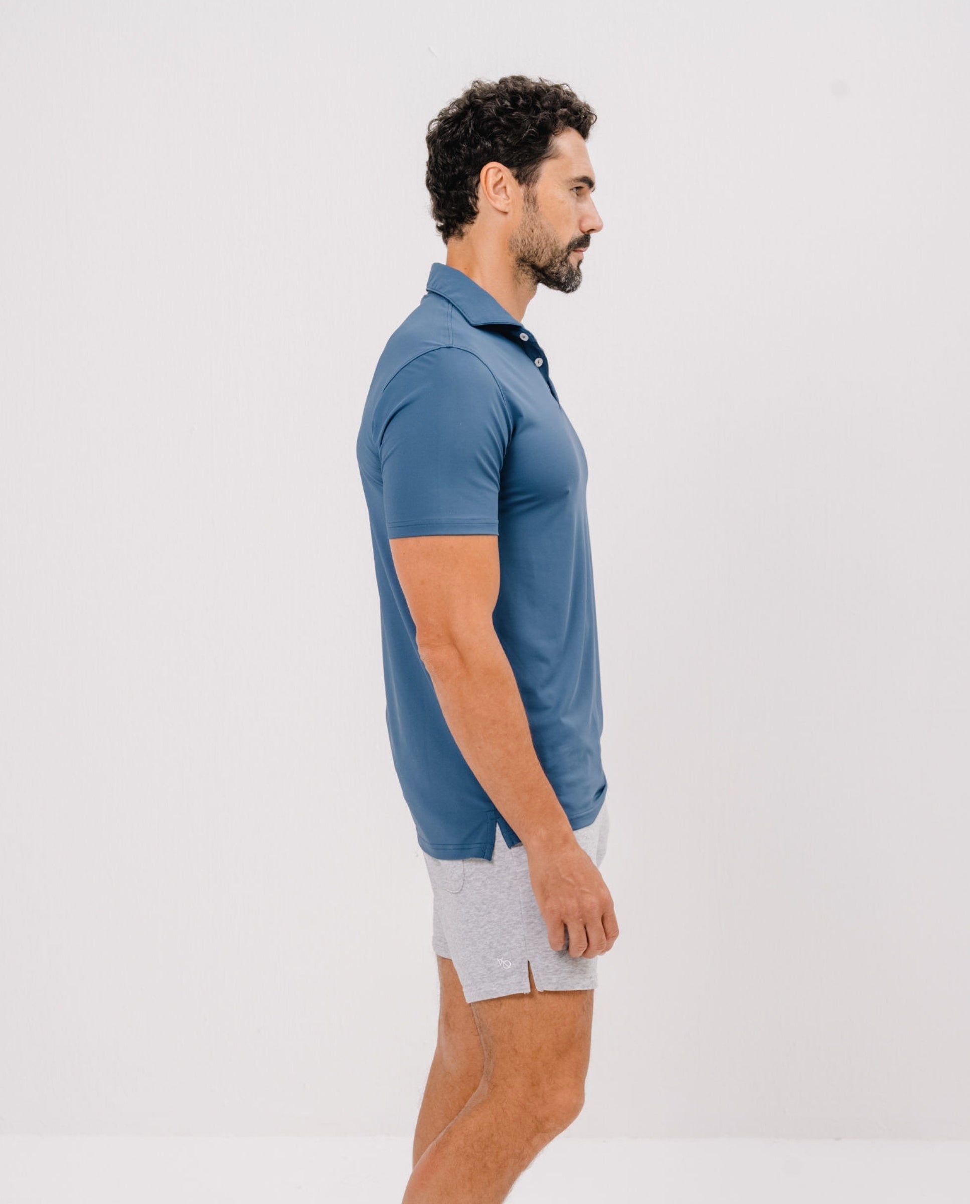 POLO ACTIVE+ HOMBRE - Azul Marino