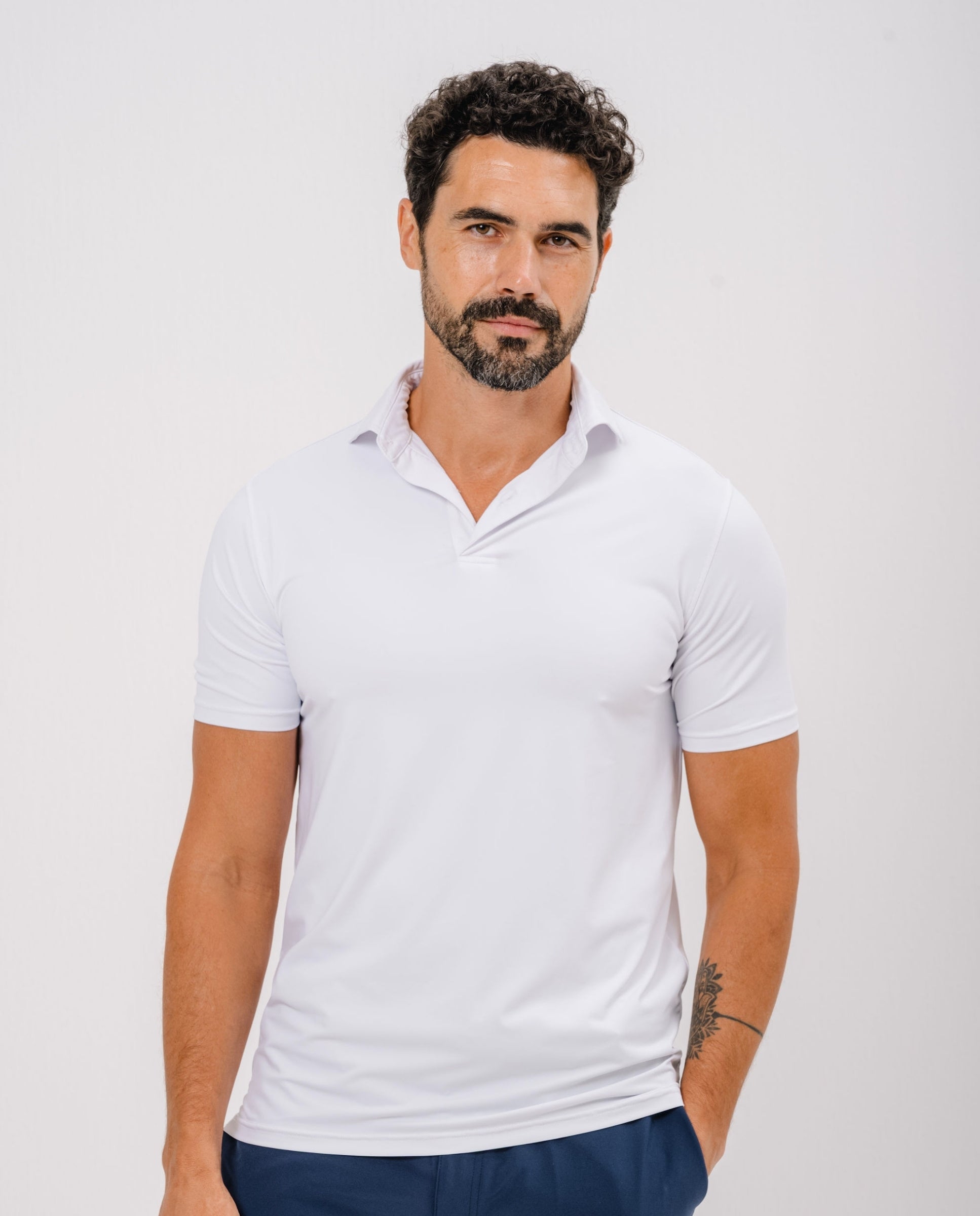 POLO ACTIVE+ HOMBRE - Blanco