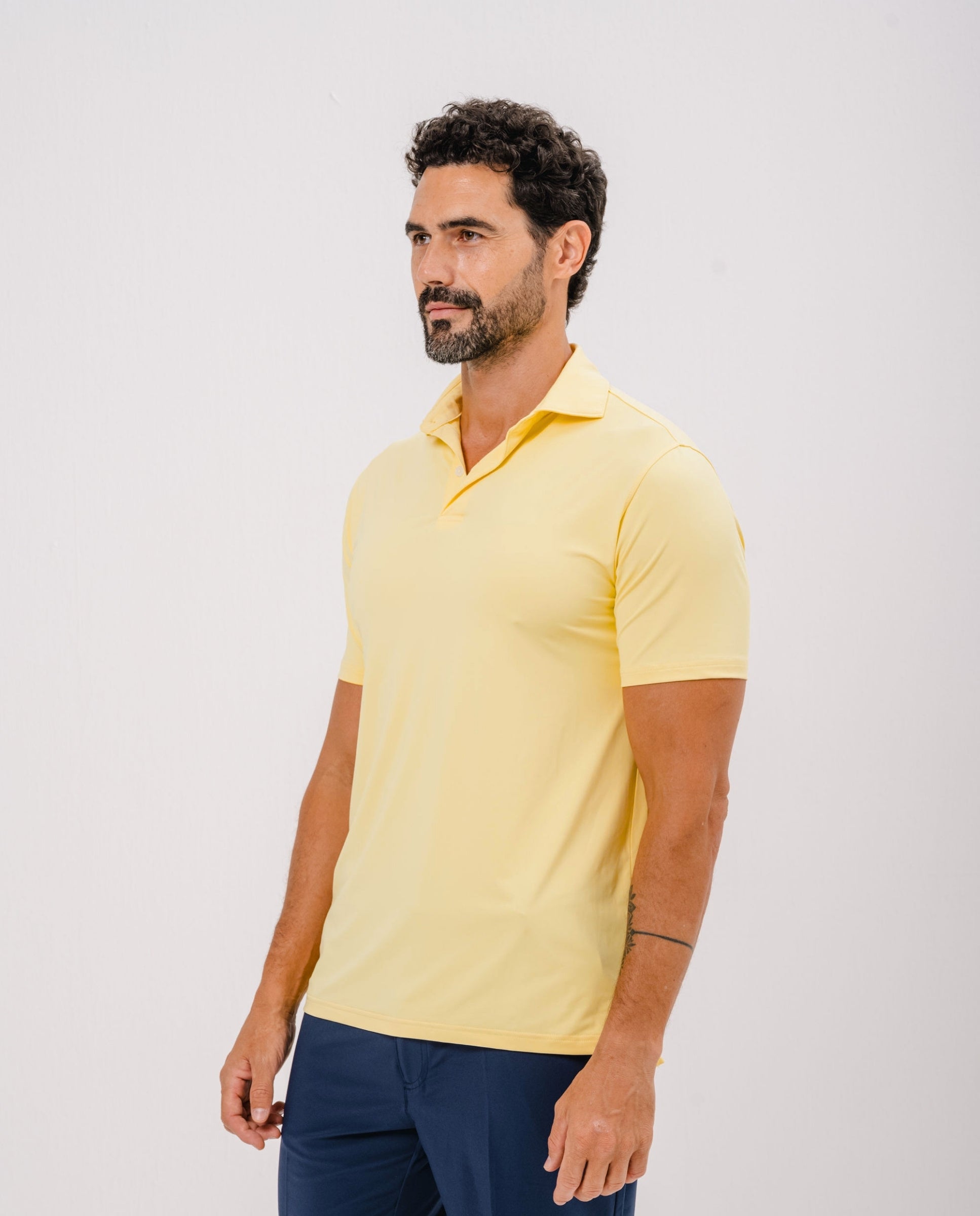 POLO ACTIVE+ HOMBRE - Amarillo
