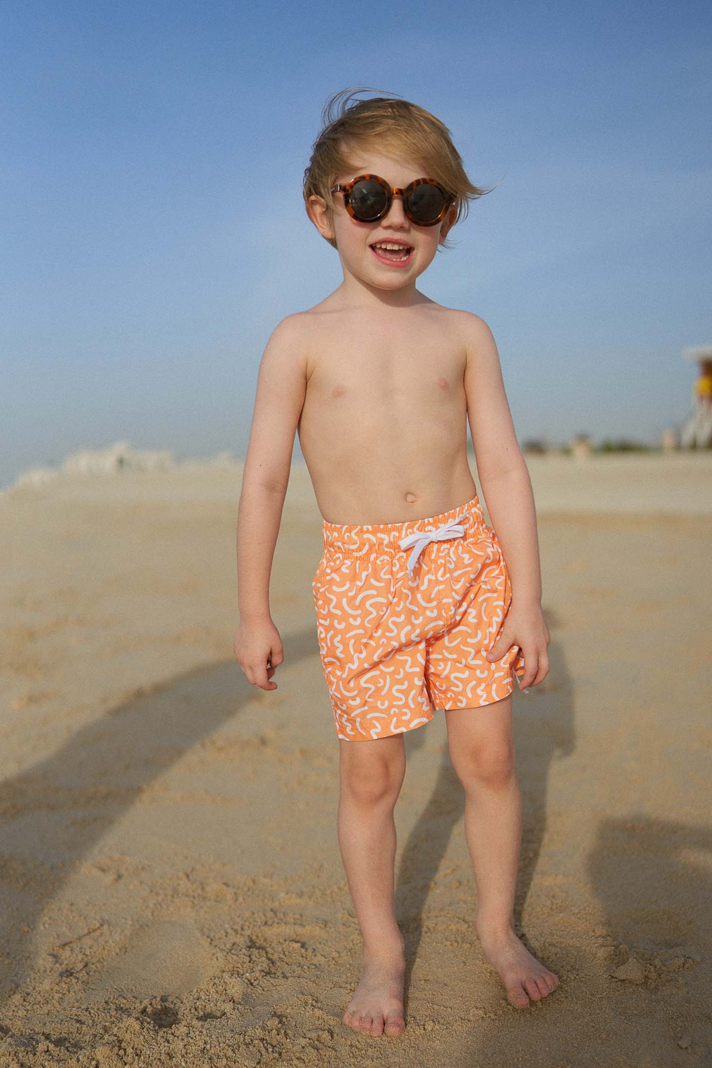 Bañador niño - Sunset Vibes Naranja