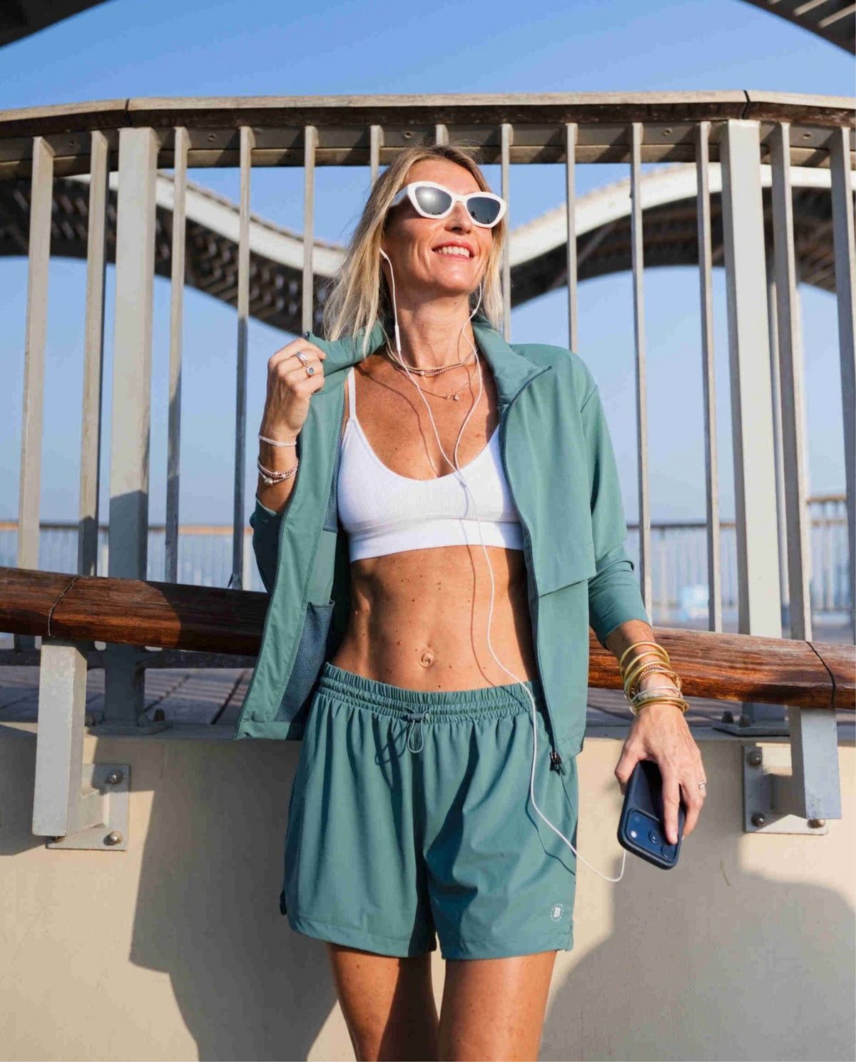 VESTE ACTIVE+ FEMME - Vert sauge