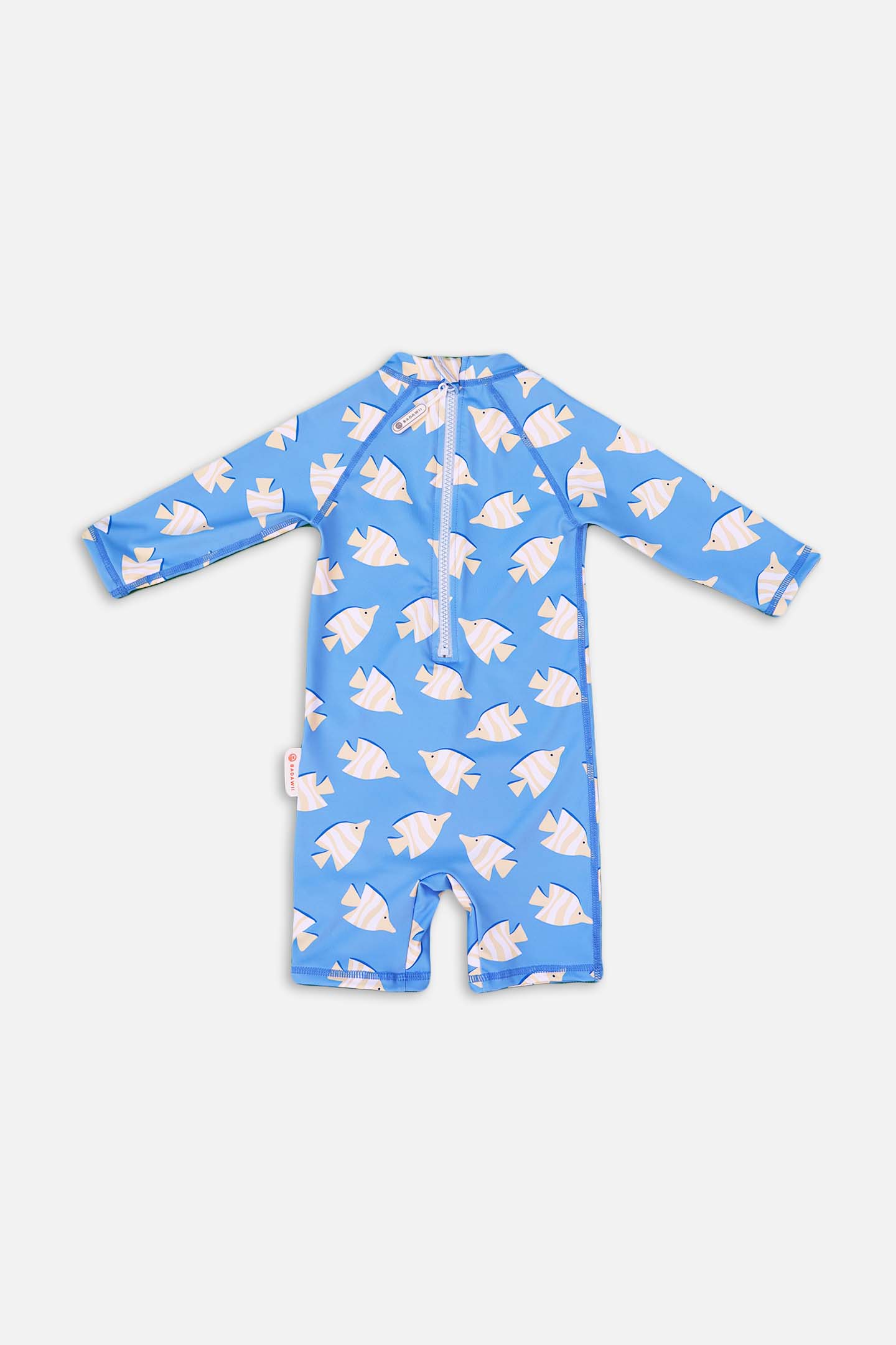 Maillot de bain bébé anti UV - Yellow Fish bleu