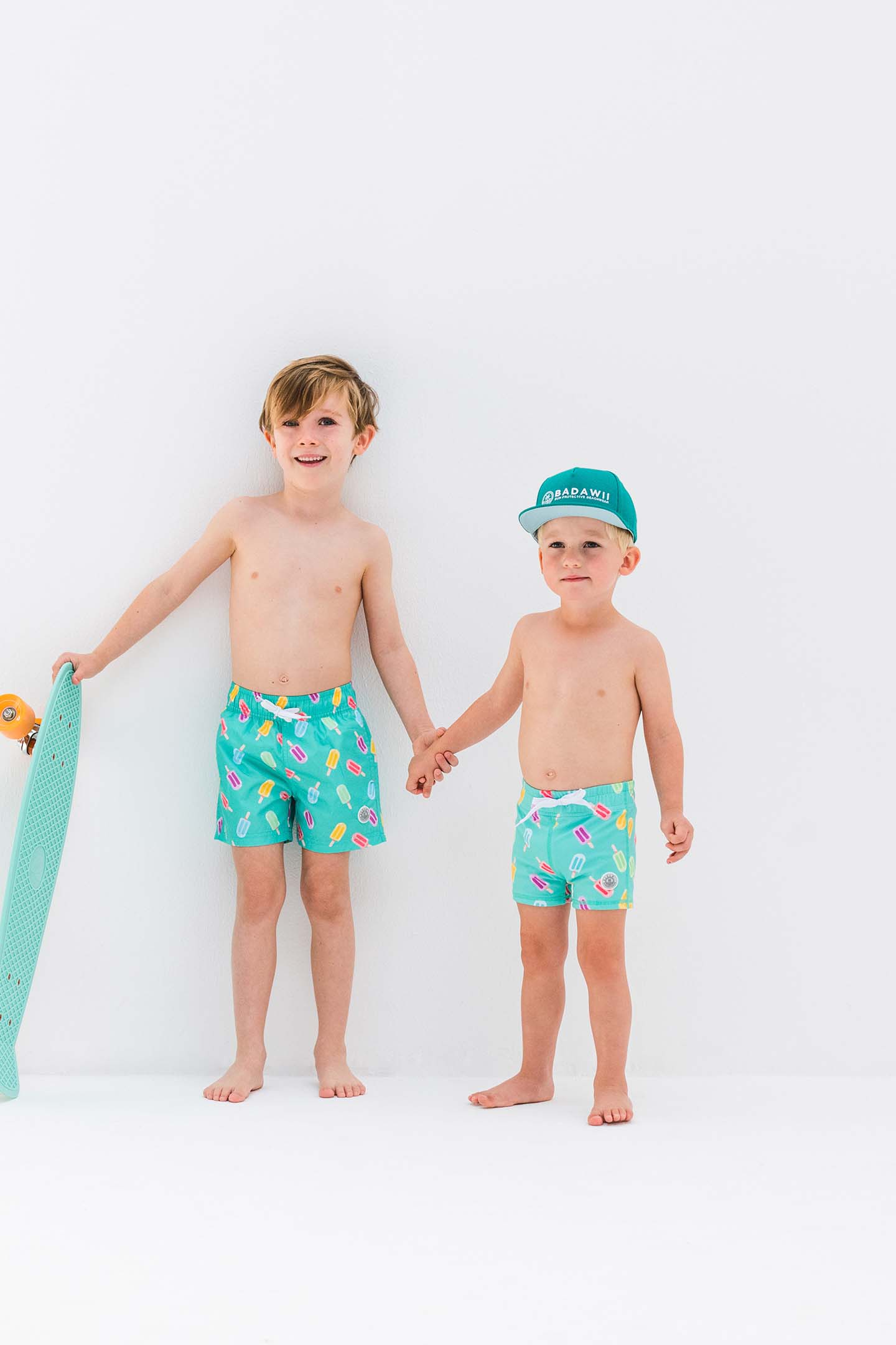 Bañador niño - Happy Popsicle Verde