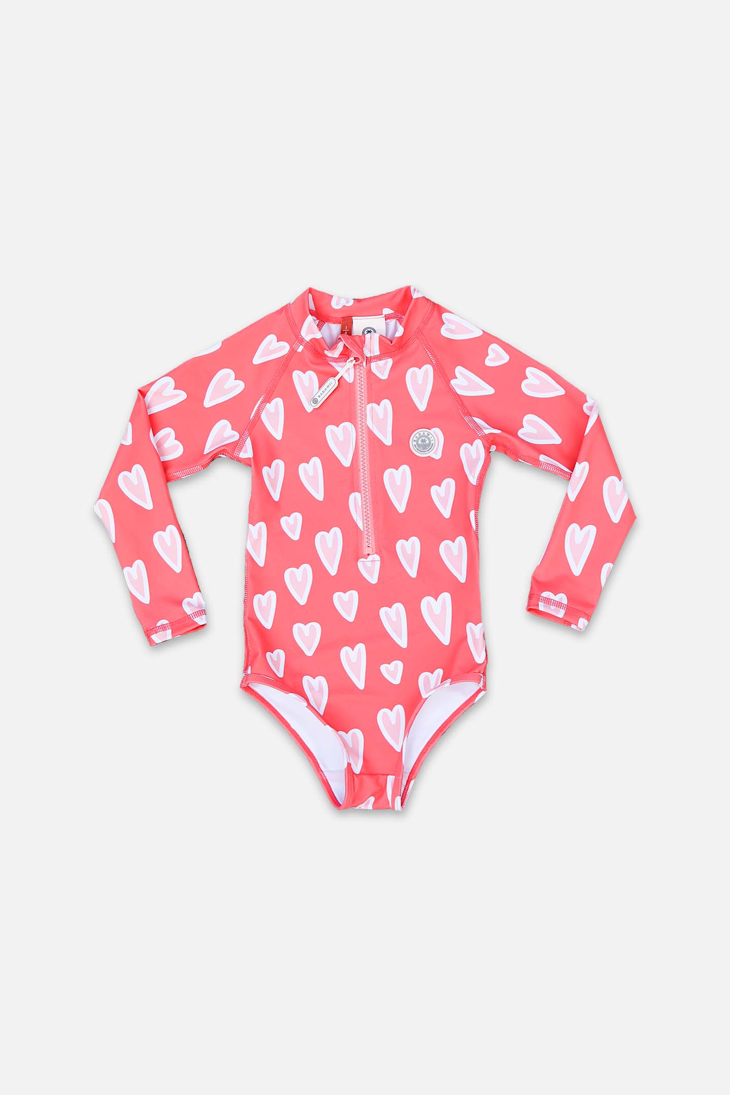 Costume bambina anti-UV - Summer Love Rosso