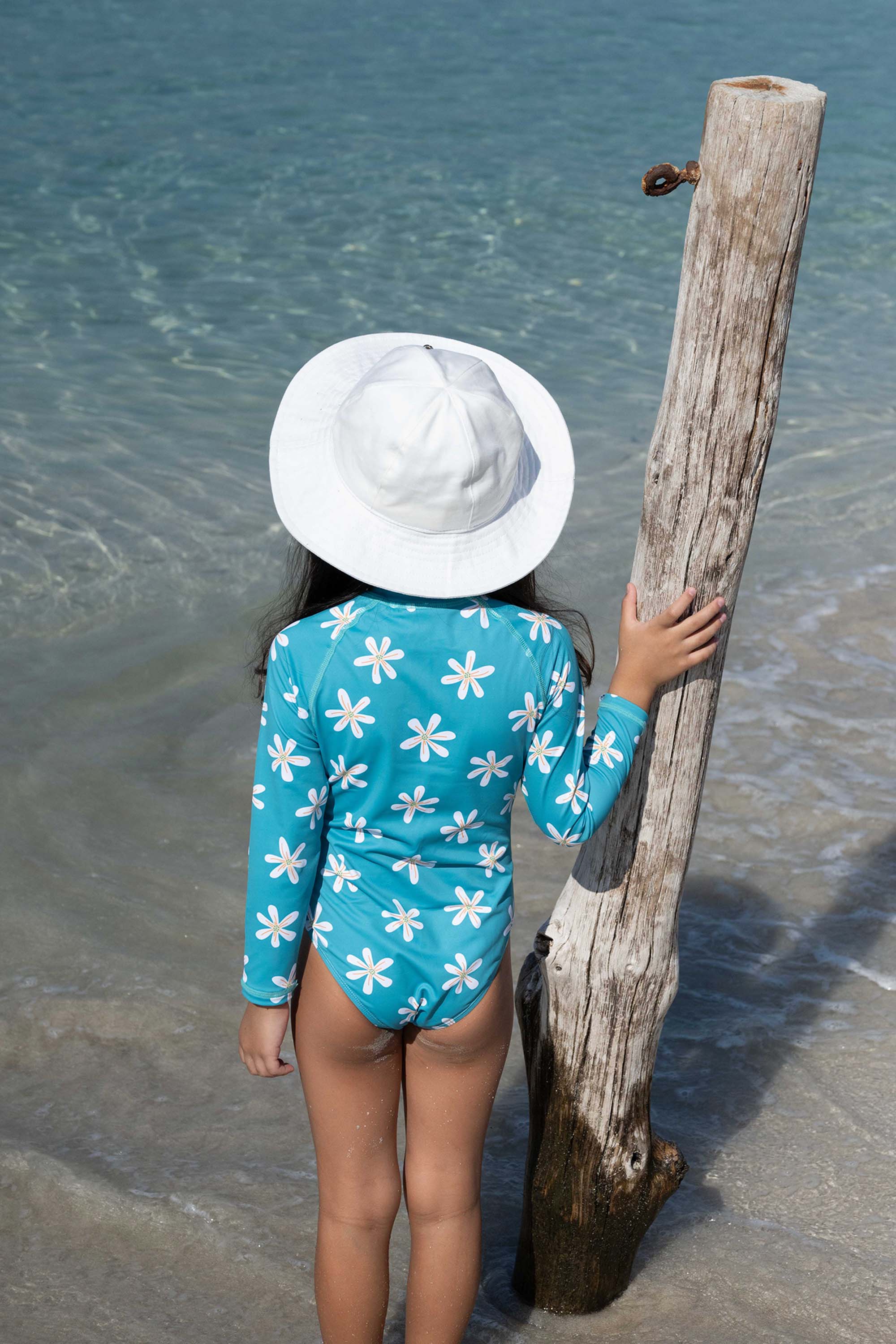 Baby & Kids Sun Hat - White