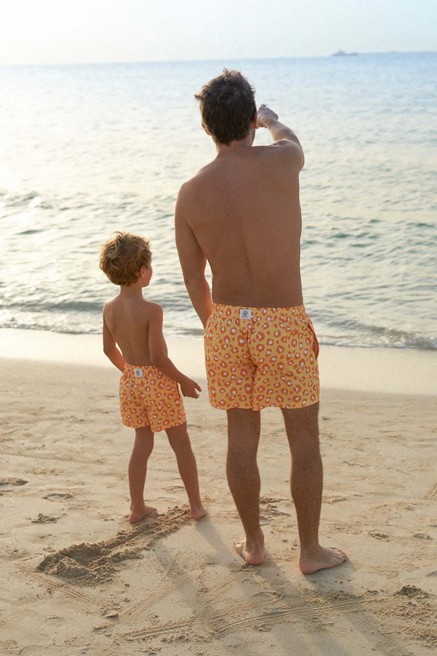 Bañador hombre - Animal Print Amarillo