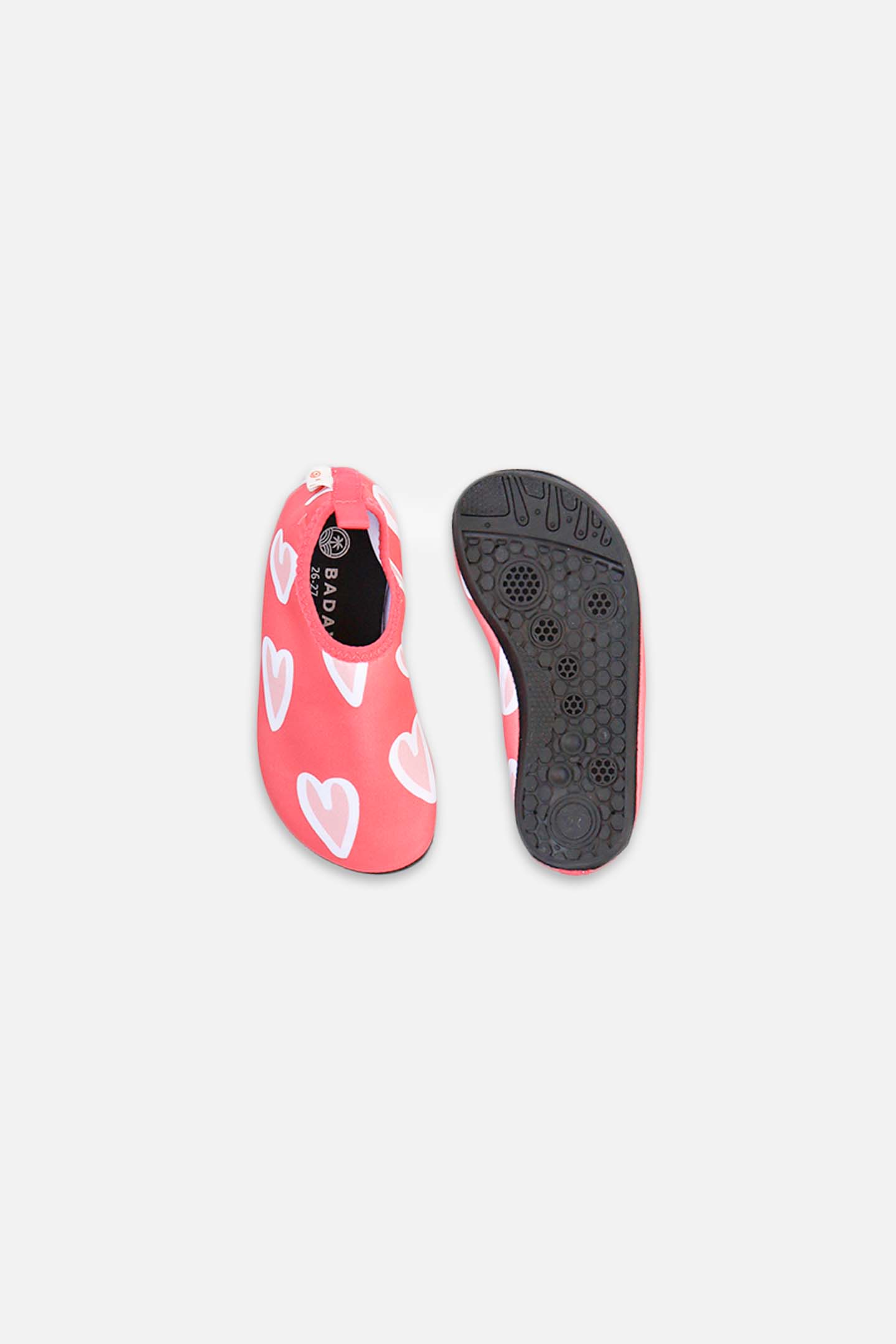 Non-slip bath slippers - Summer Love Red