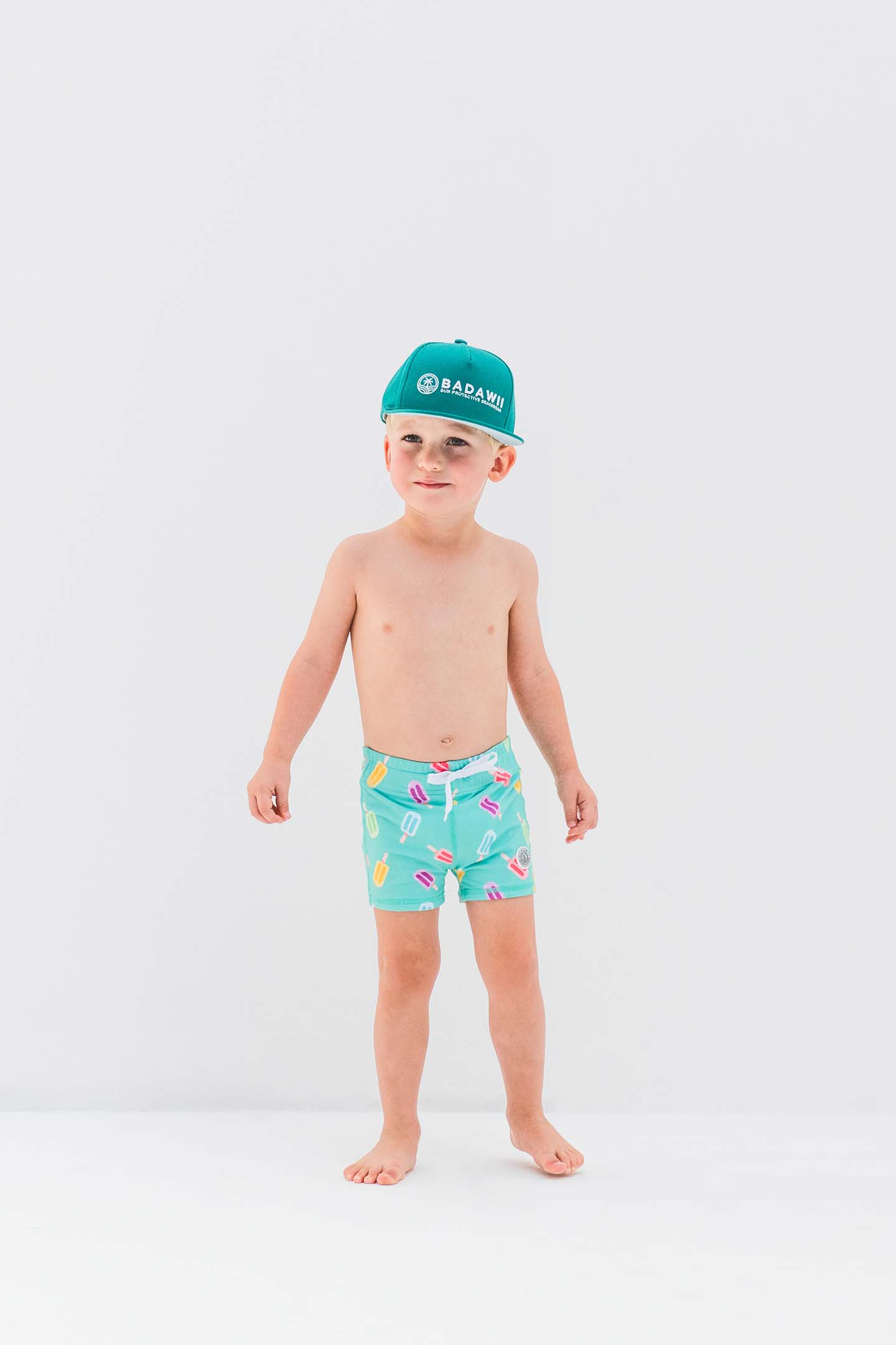 Fato de banho Boxer para menino - Happy Popsicle