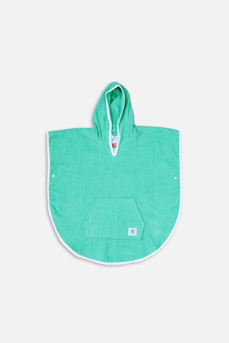 Poncho toalla bebe/niño - Biscay Green