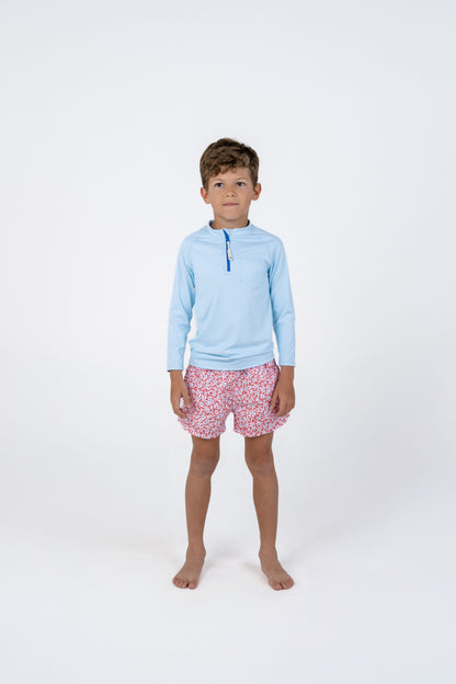 T-SHIRT UV MENINO - MANGA LONGA - Fresh Blue