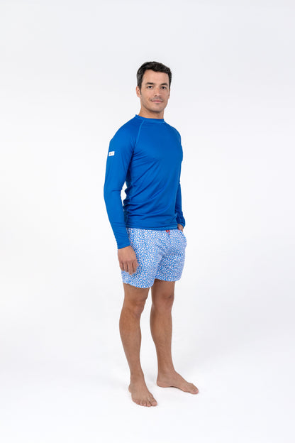 T-SHIRT UV HOMEM - MANGA LONGA - Deep Blue