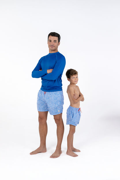 T-SHIRT UV HOMEM - MANGA LONGA - Deep Blue