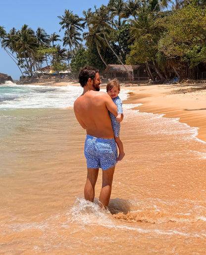 BABY SWIMSUIT - Mediterranean Tiles