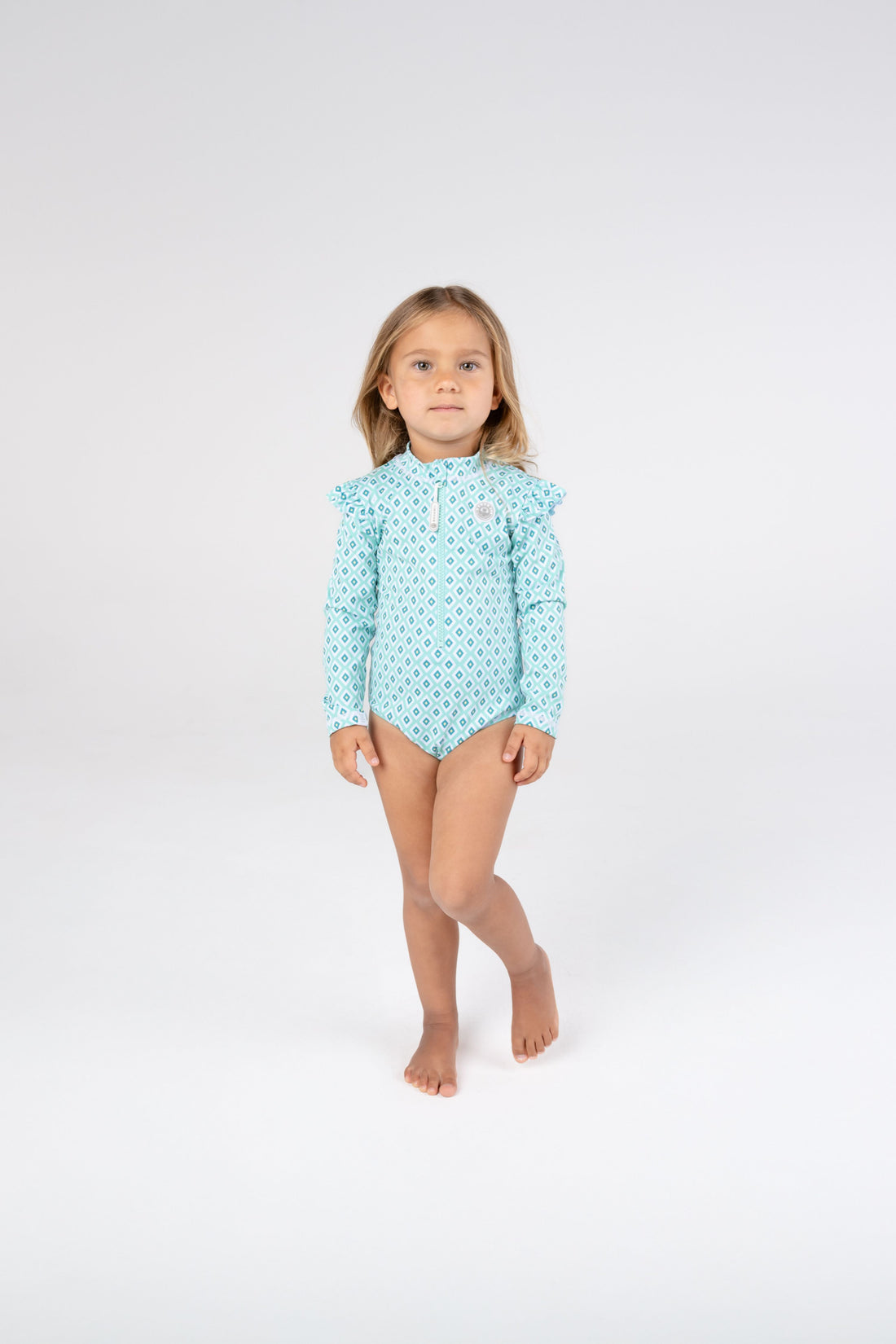 FATO DE BANHO MENINA - BABADOS - Diamond Green