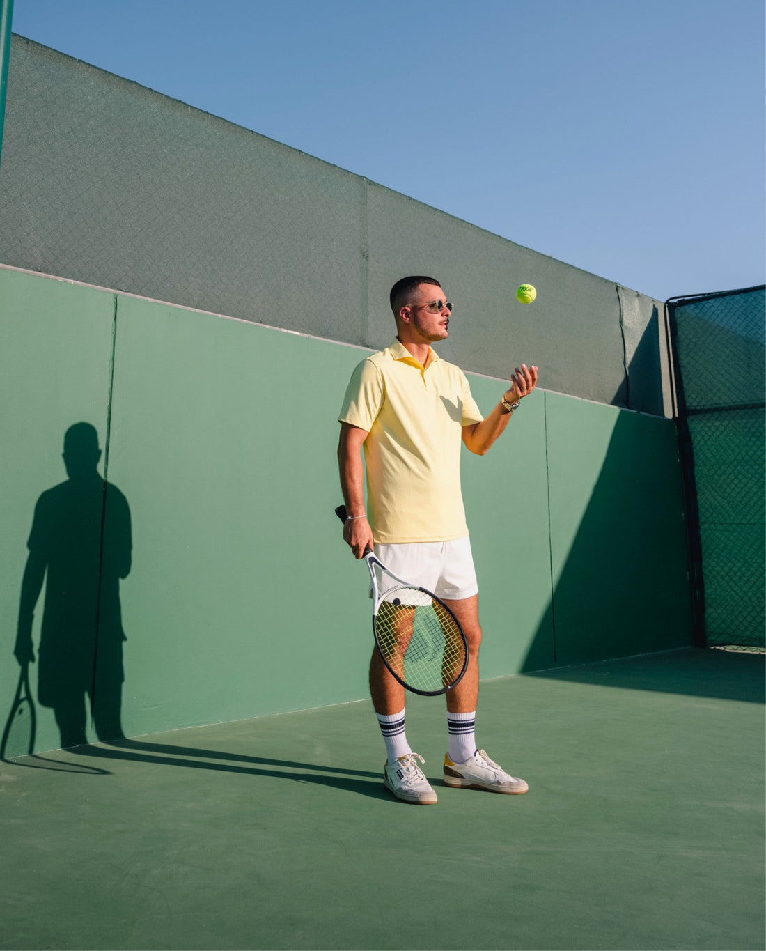 POLO ACTIVE+ HOMBRE - Amarillo