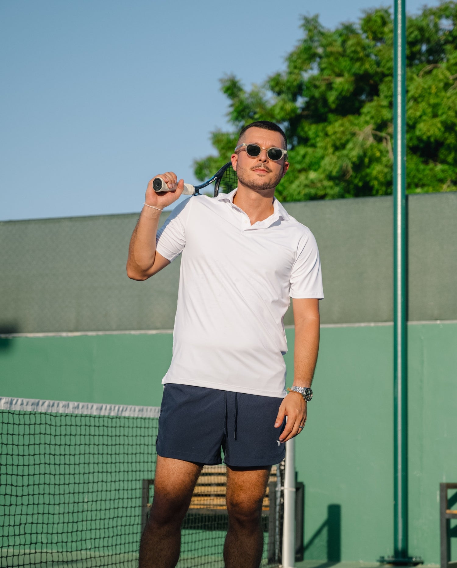 POLO ACTIVE+ HOMBRE - Blanco