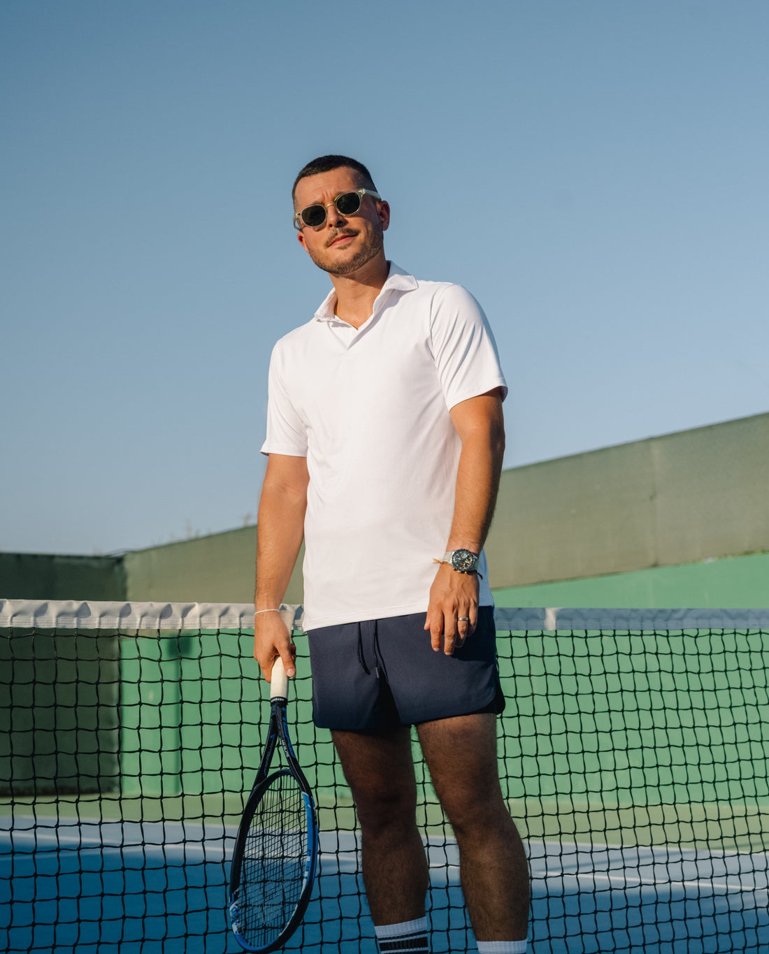 POLO ACTIVE+ HOMBRE - Blanco