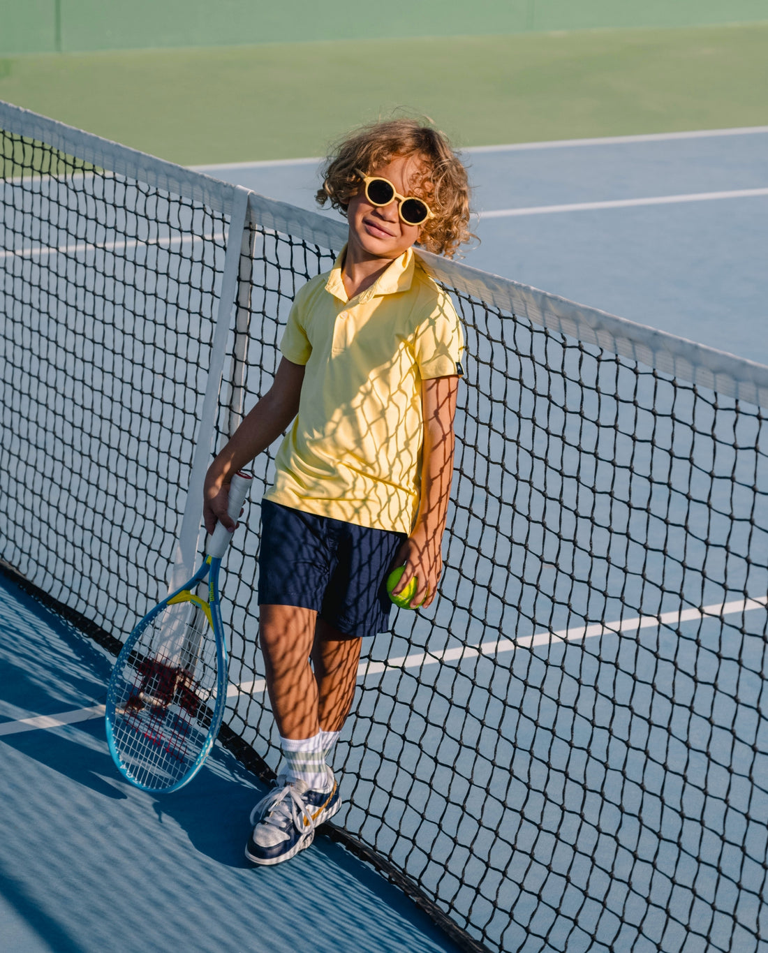 POLO ACTIVE+ NIÑOS - Amarillo