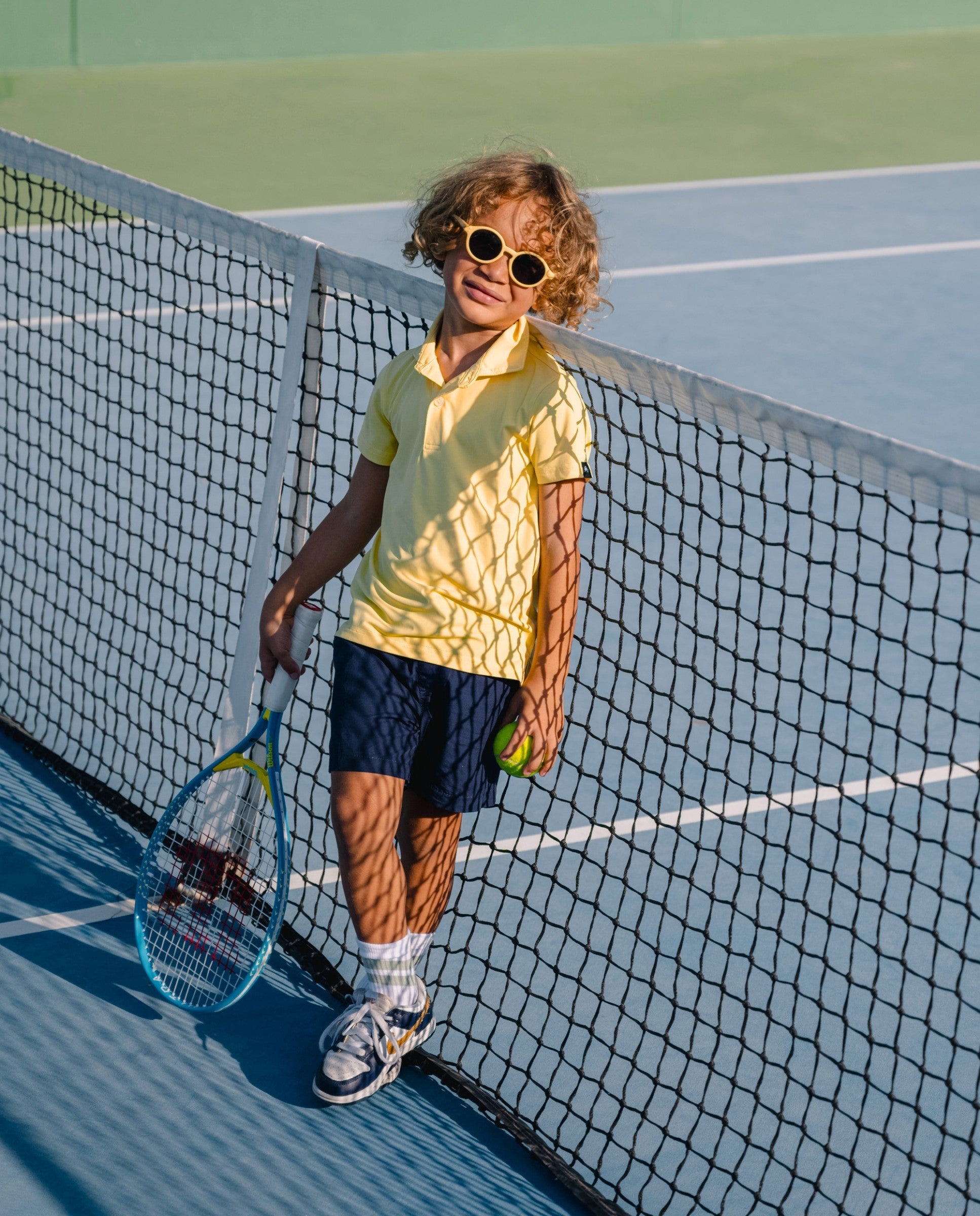 POLO ACTIVE+ NIÑOS - Amarillo