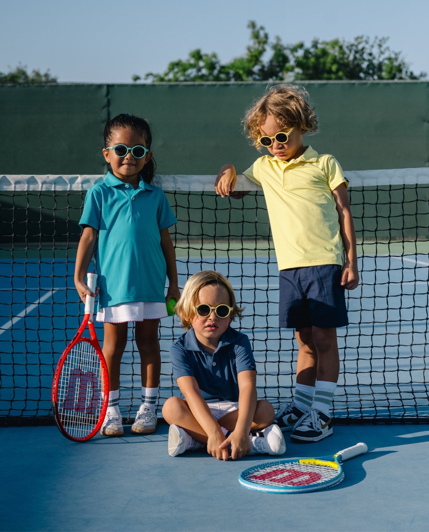 POLO ACTIVE+ NIÑOS - Azul Marino