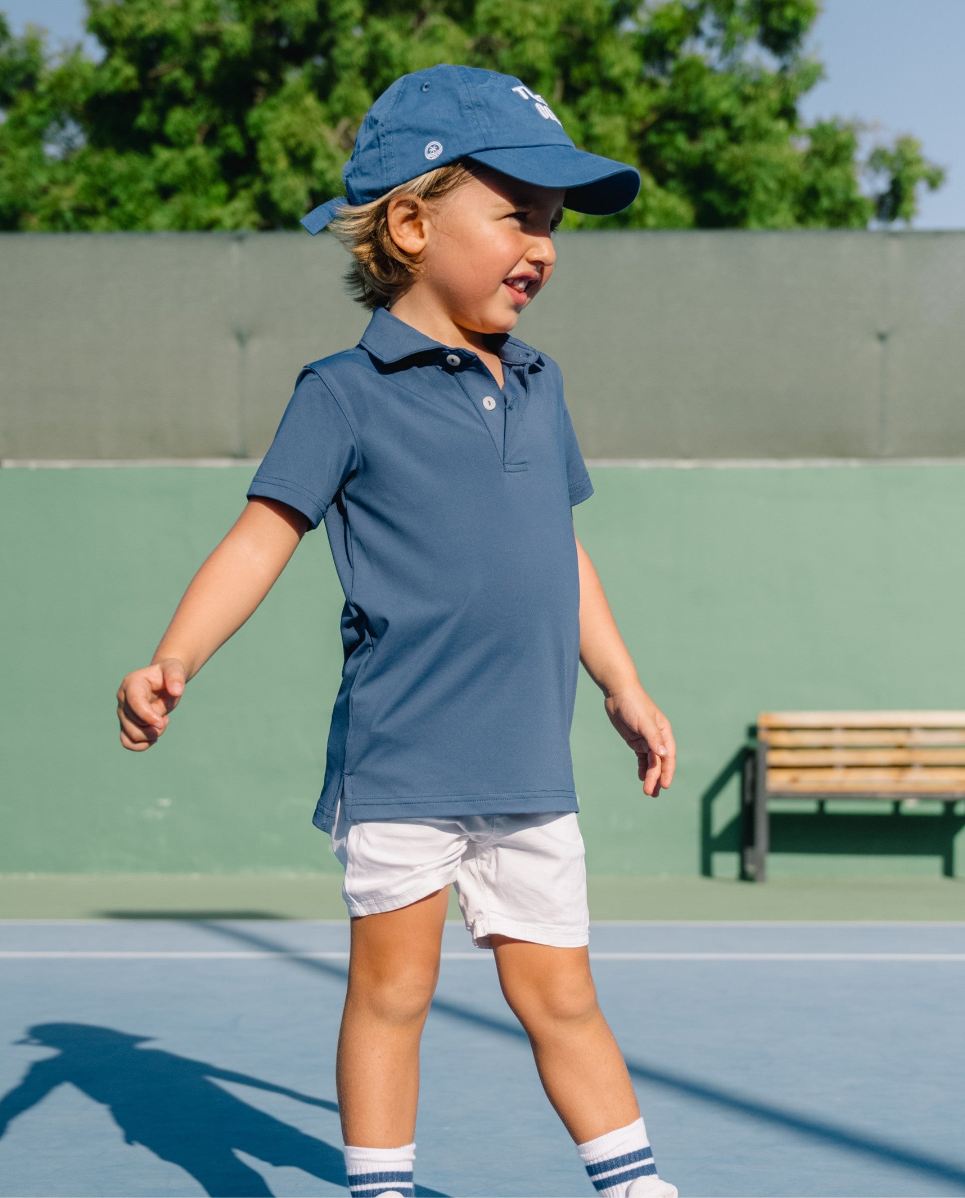 POLO ACTIVE+ NIÑOS - Azul Marino