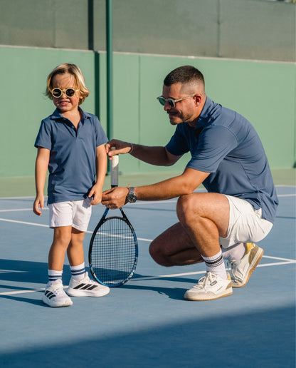 POLO ACTIVE+ NIÑOS - Azul Marino
