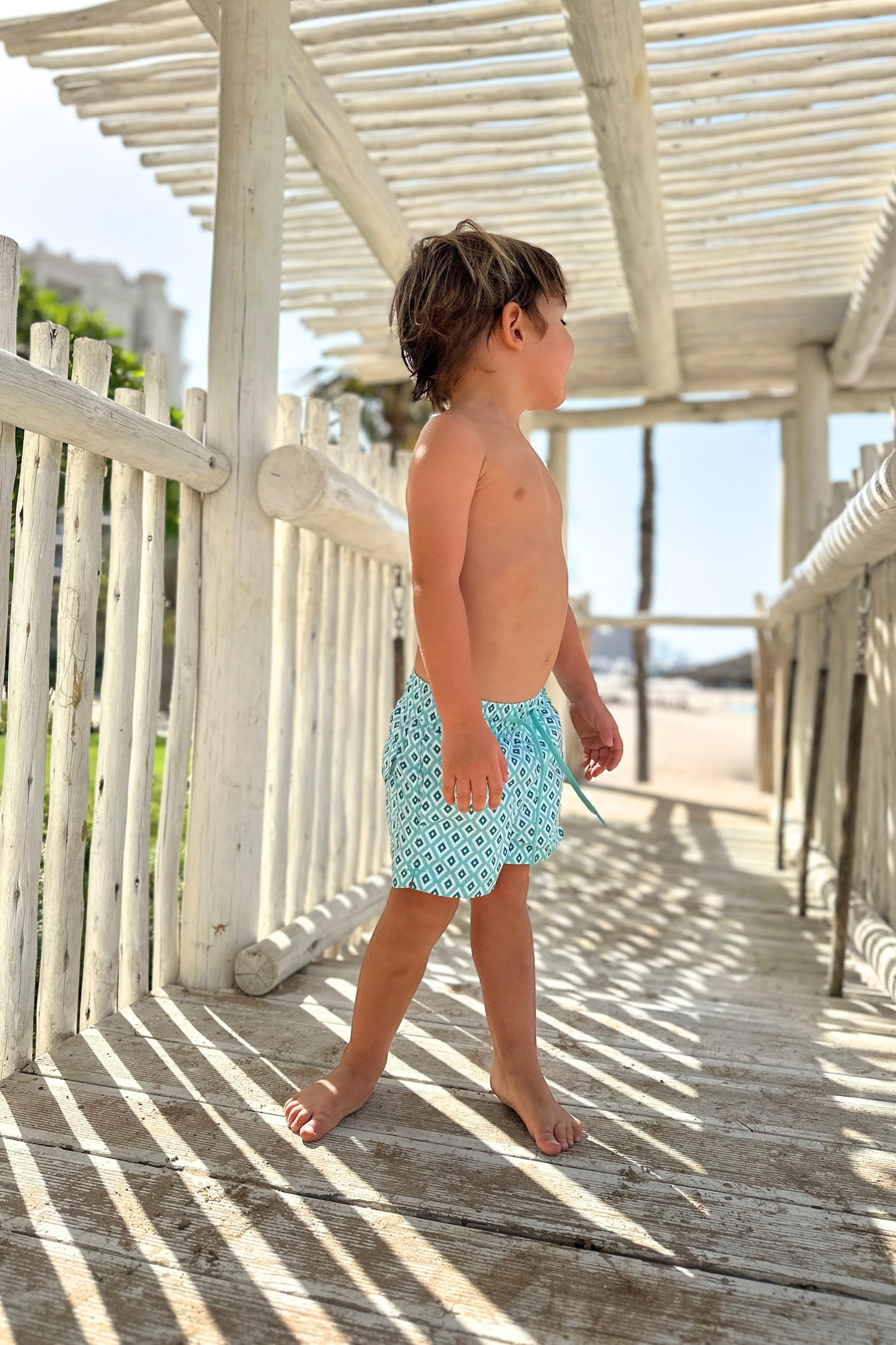 BAÑADOR NIÑO - Diamond Green
