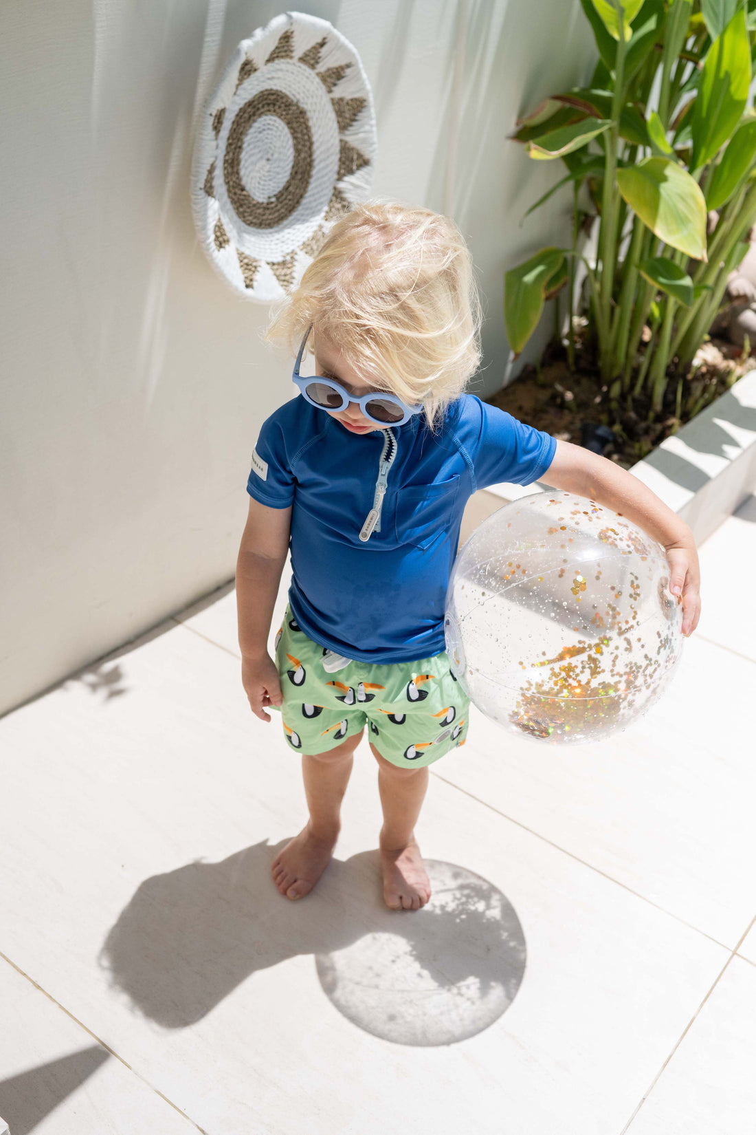 CAMISETA UV NIÑO - MANGA CORTA - Deep Blue