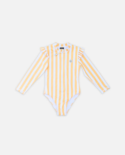 BAÑADOR NIÑA MANGA LARGA - Summer Stripes