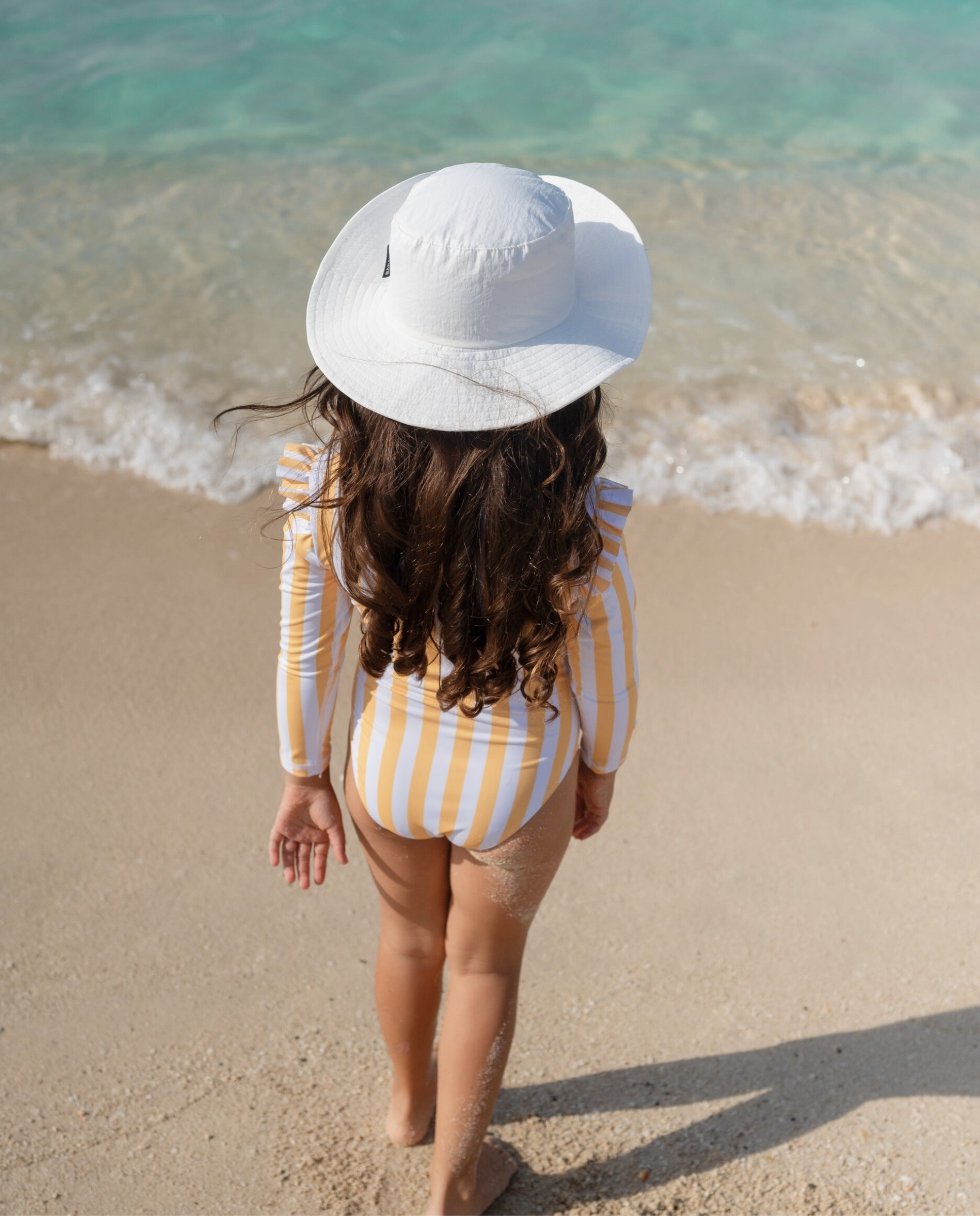 BAÑADOR NIÑA MANGA LARGA - Summer Stripes