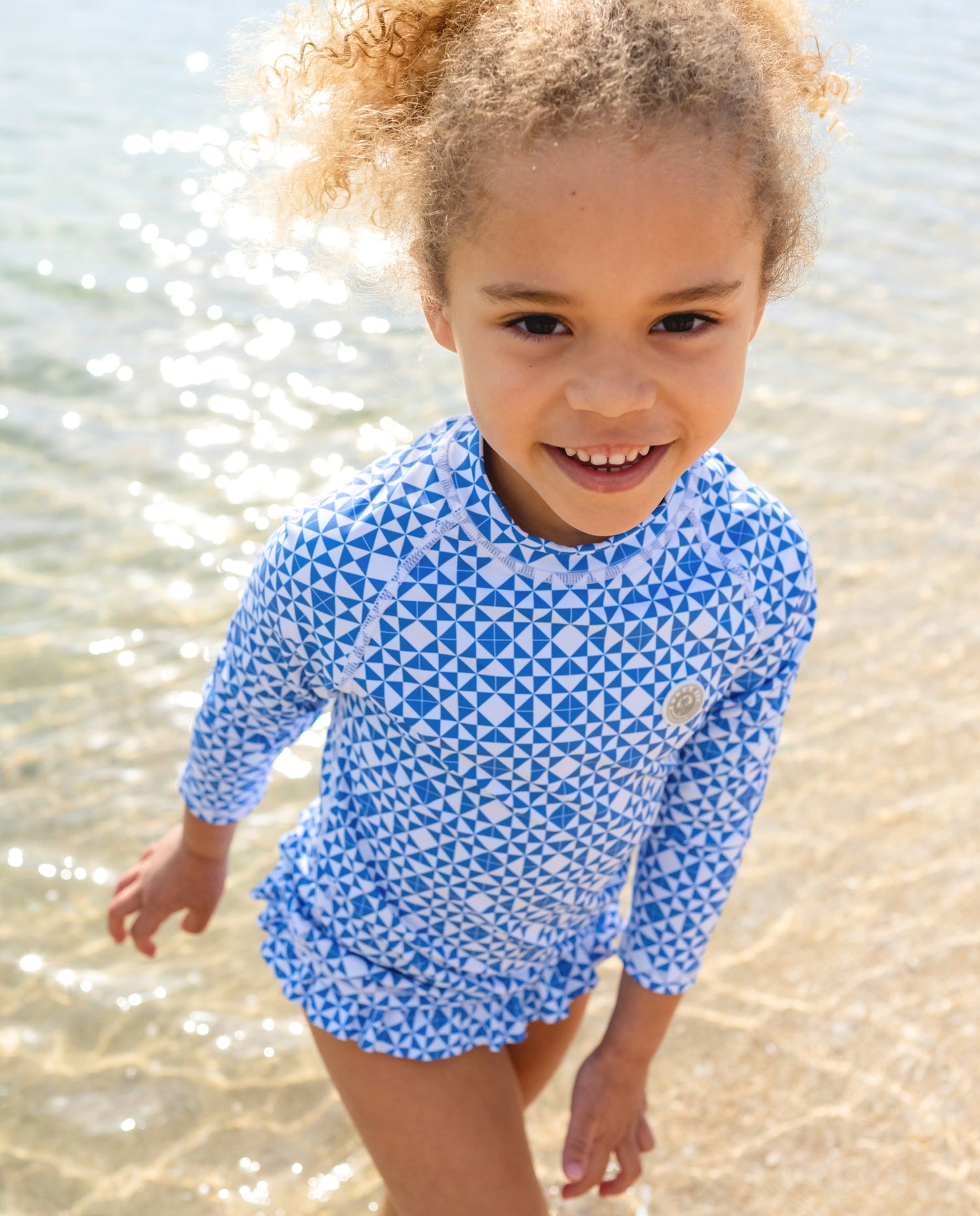 BAÑADOR NIÑA 2 PIEZAS - Mediterranean Tiles