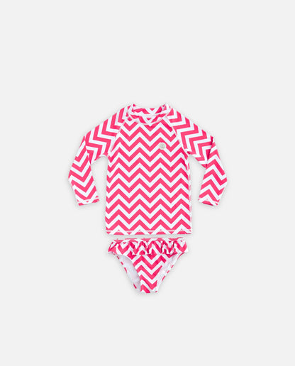 BAÑADOR NIÑA 2 PIEZAS - Zigzag Riviera