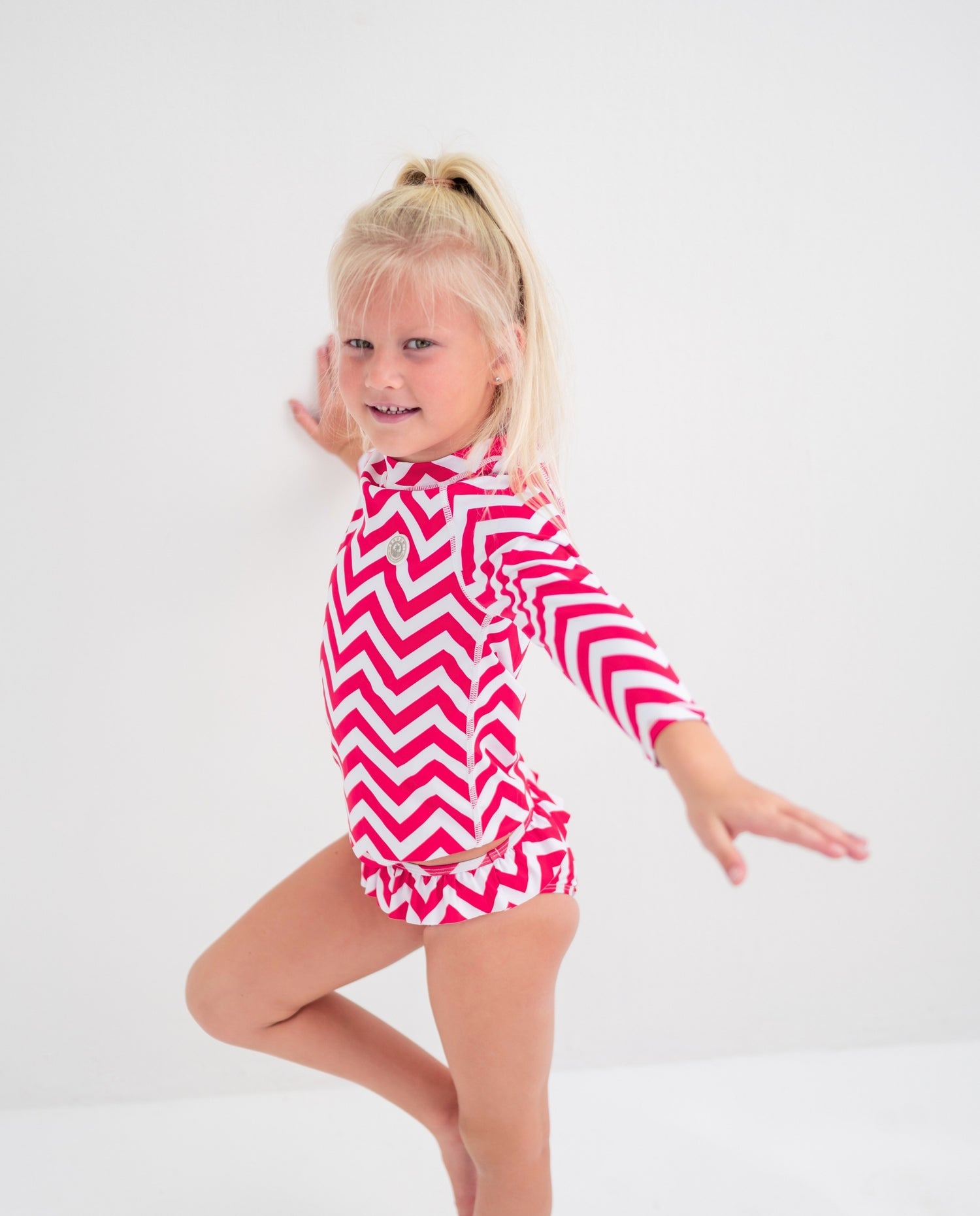 BAÑADOR NIÑA 2 PIEZAS - Zigzag Riviera